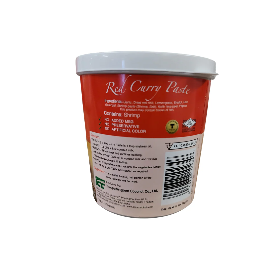 Mae Ploy Red Curry Paste (S) 14 Oz - Image 2