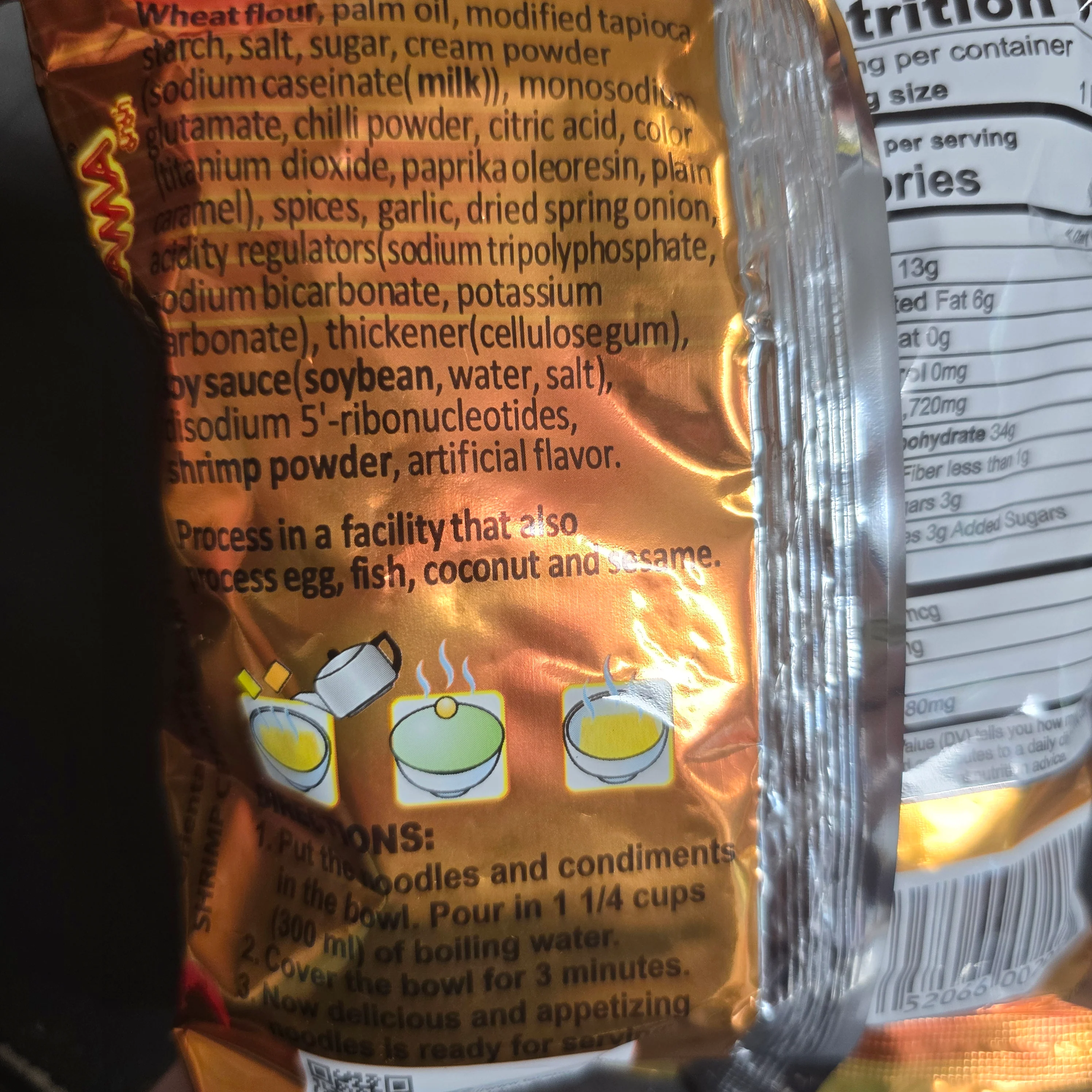 # Mama Instant Noodles Shrimp Creamy Tom Yum 55 g - Image 3