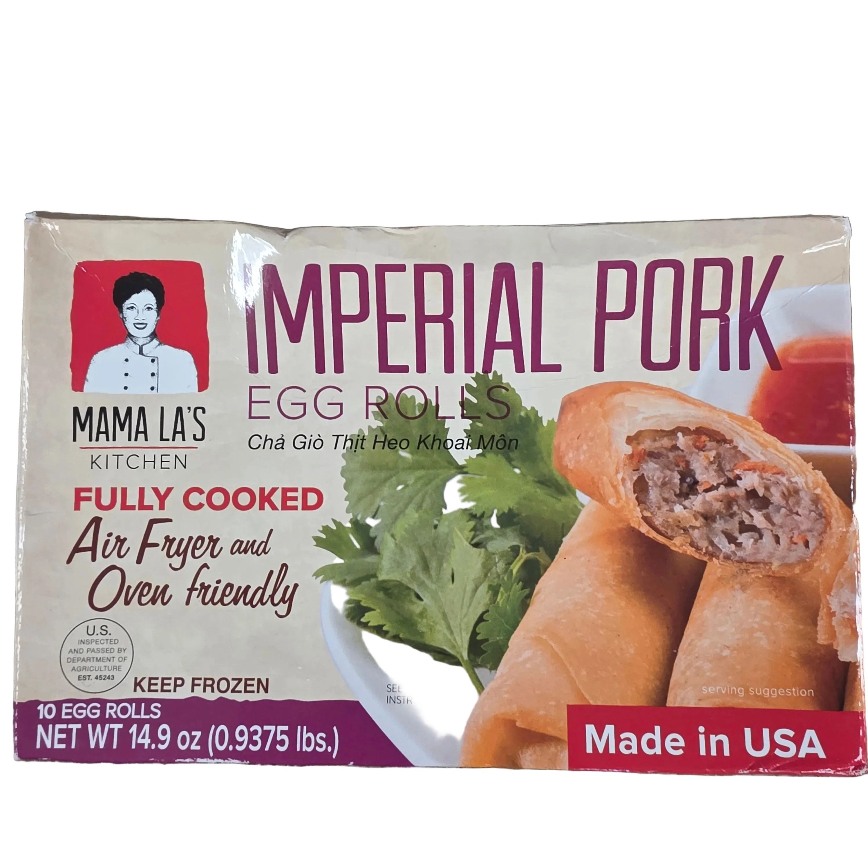 Mama La's Pork and Taro Egg Rolls Frozen 425g