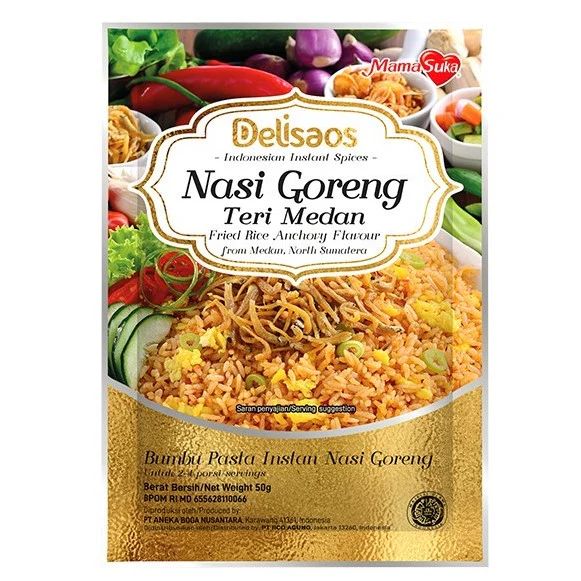 Mama Suka Delisaos Nasi Goreng Teri Medan 50 g