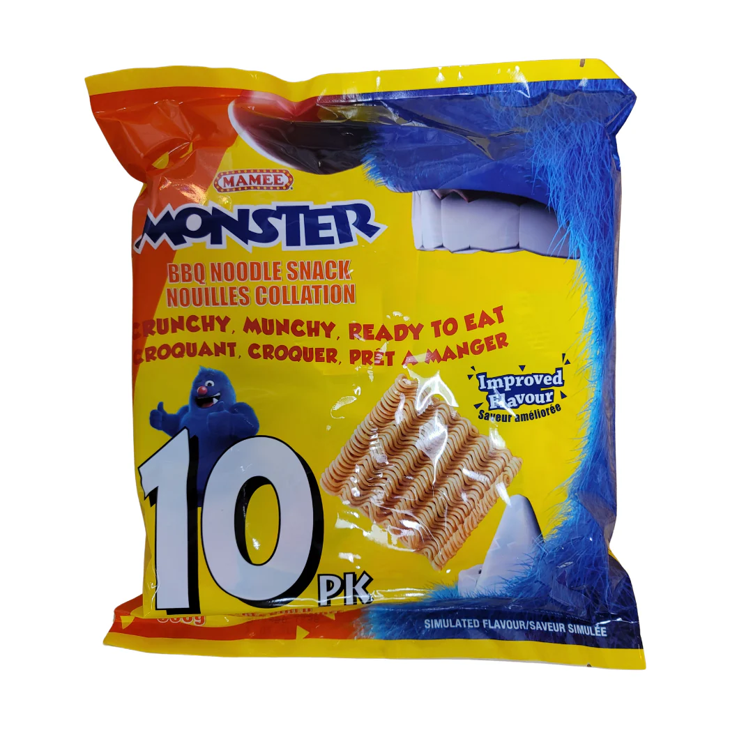 Mamee Ready To Eat Noodle Snacks BBQ Flavor (10x30g)