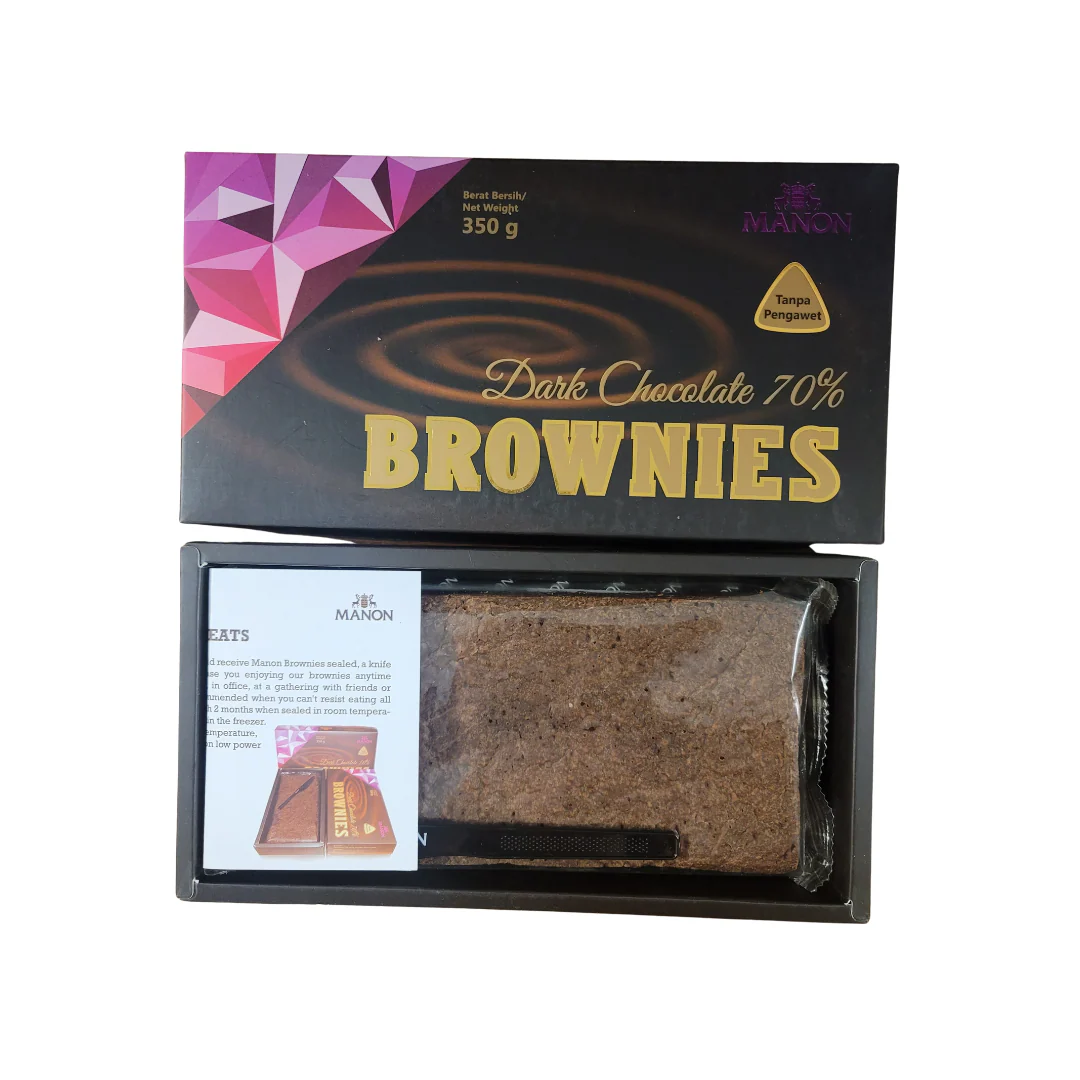 Manon Brownies Dark Chocolate Original 350 g