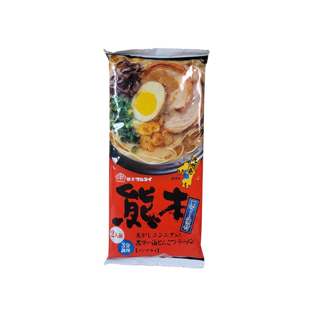 Marutai Kumamoto Black Garlic Oil Ramen 6.56 oz (2 servings)