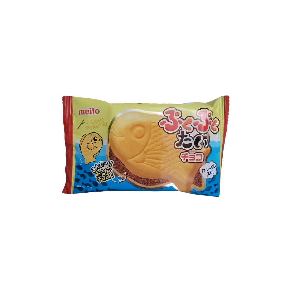 Meito Puku Puku Taiyaki Japanese Chocolate Dessert 0.56 oz