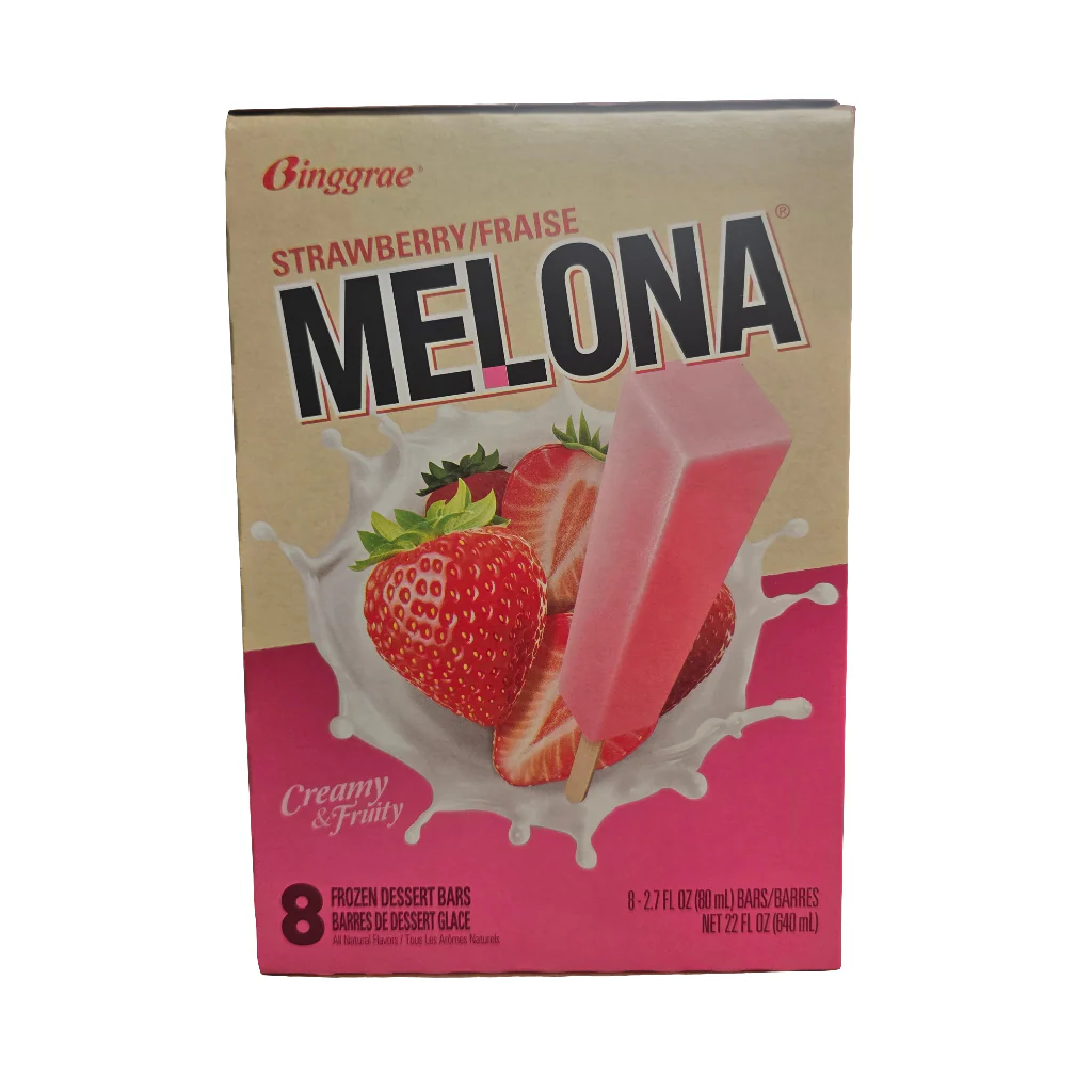 Melona Strawberry 8 - 2.7 Fl (80 ml) Bars