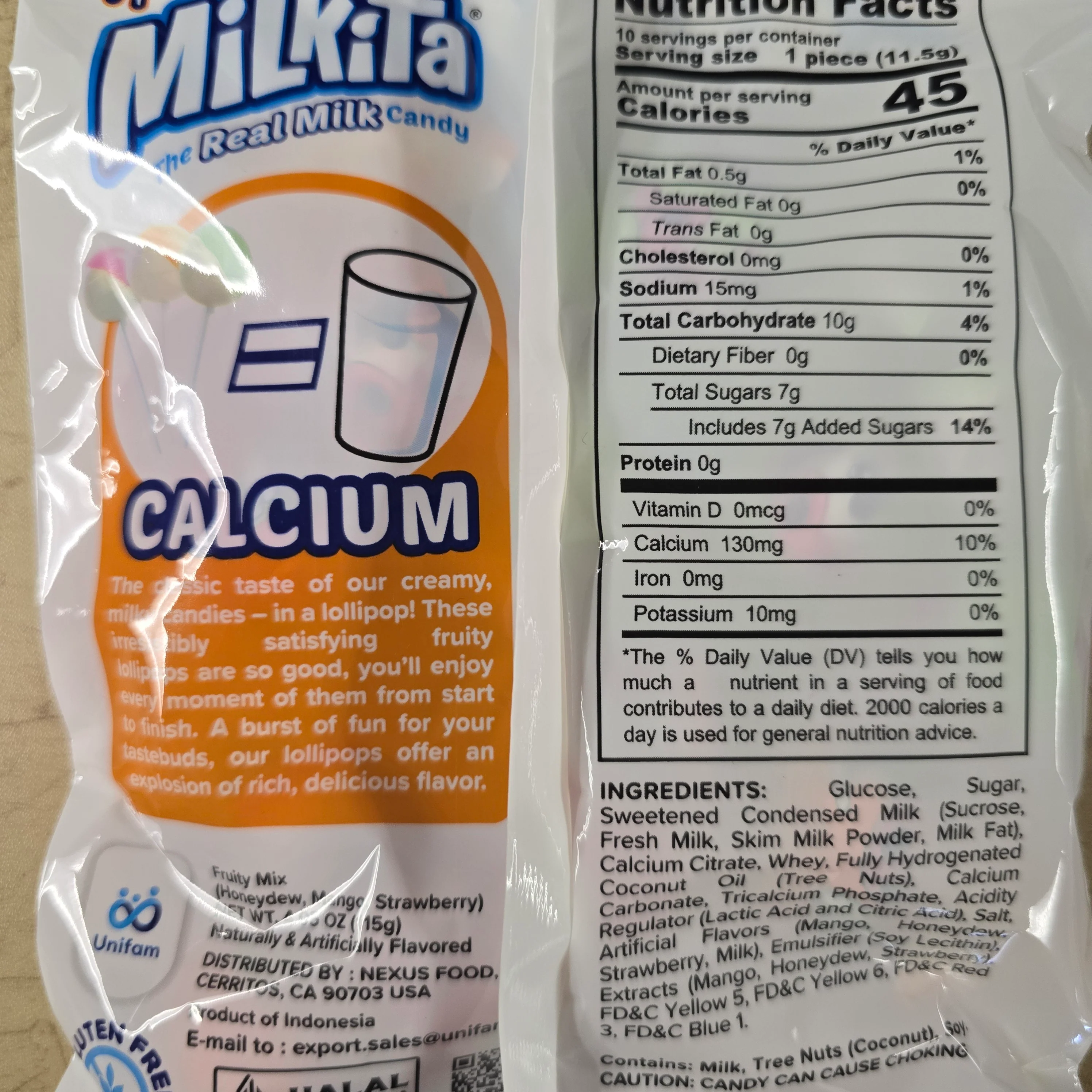 Milkita Lolipop Fruity Mix 4.5 oz - Image 2