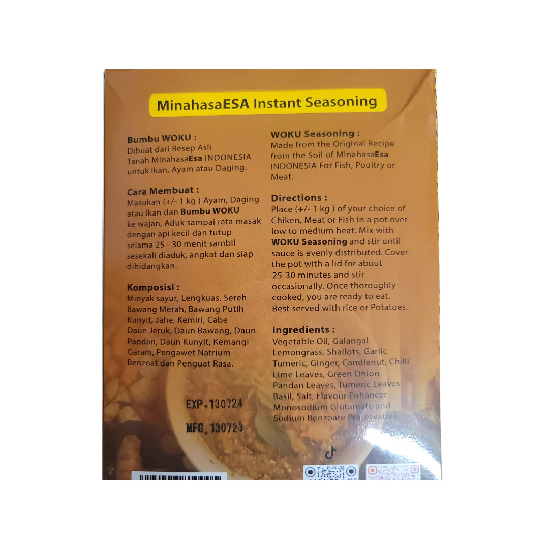 MinahasaEsa Bumbu Woku 150 g - Image 2