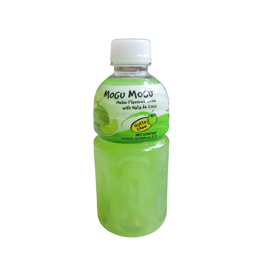 Mogu Mogu Melon Flavored with Nata De Coco 10.8 Oz
