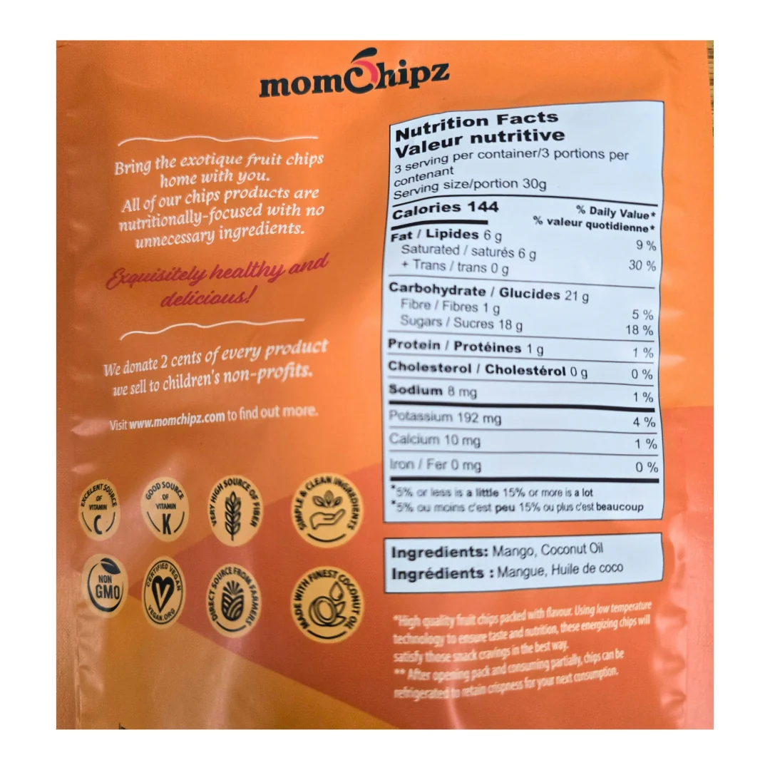 # Momchipz Mango Chips 3 Oz (85 g) - Image 2
