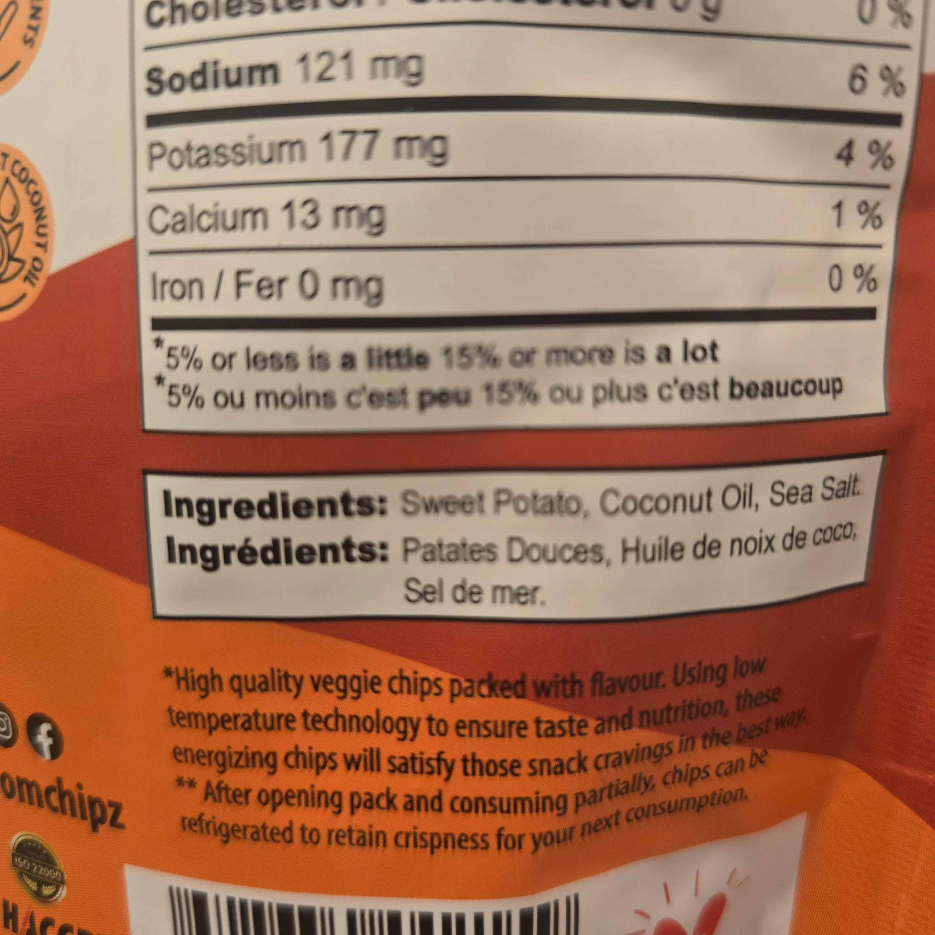 # Momchipz Sweet Potato Chips 3 oz - Image 3