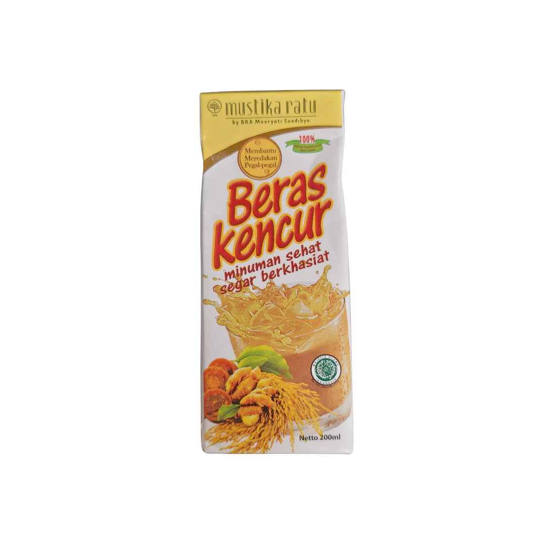 Mustika Ratu Beras Kencur 200 ml (Rice Galanga Herbal Drink)