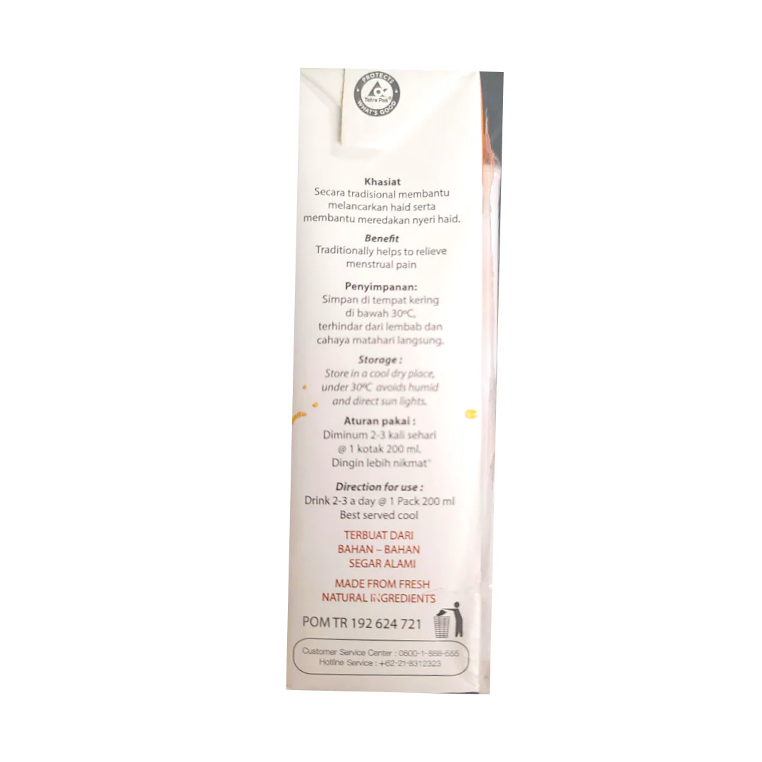 Mustika Ratu Kunir Asam 200 ml (Turmeric Tamarind Herbal Drink) - Image 4