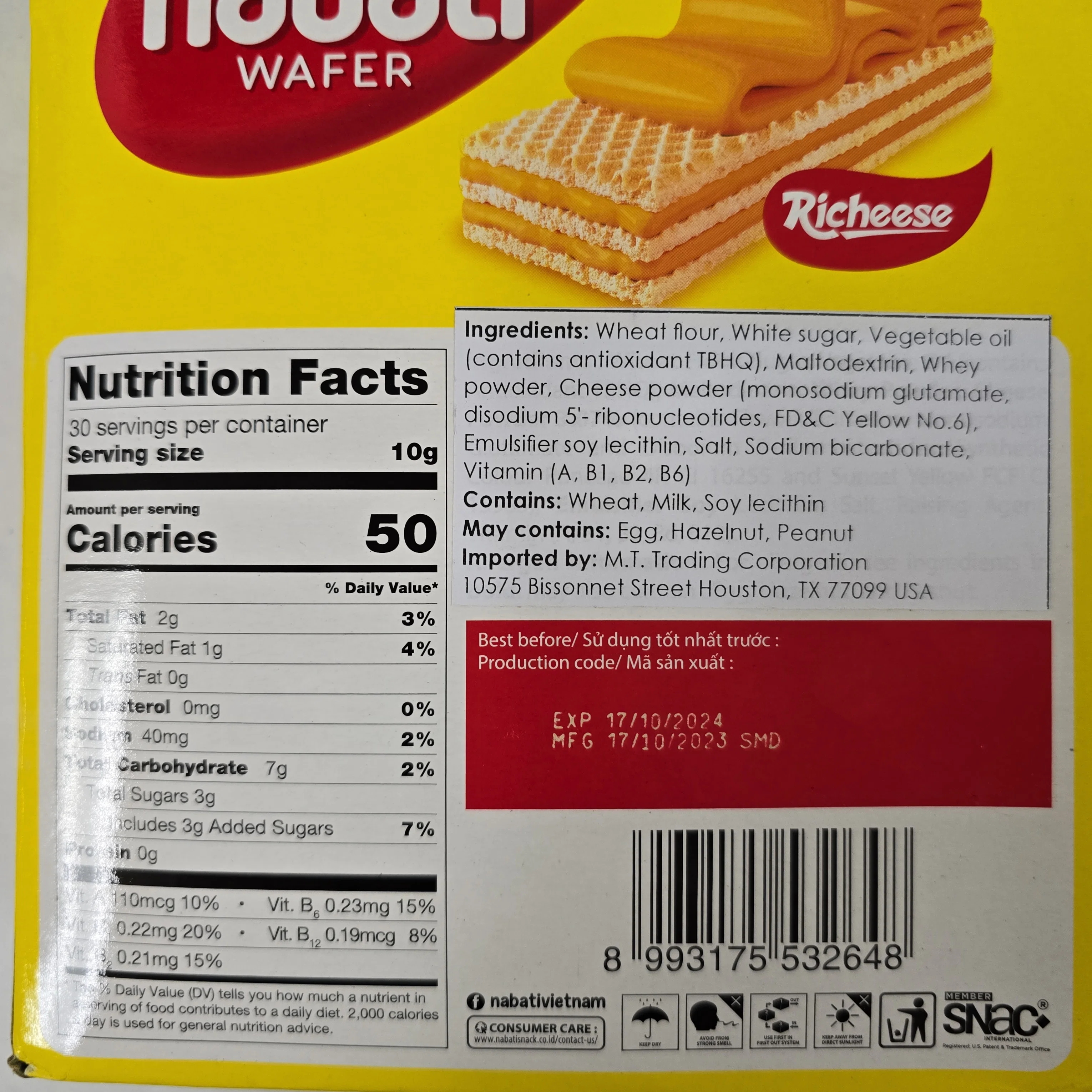 Nabati Richeese Wafer 20 x 15 g - Image 2