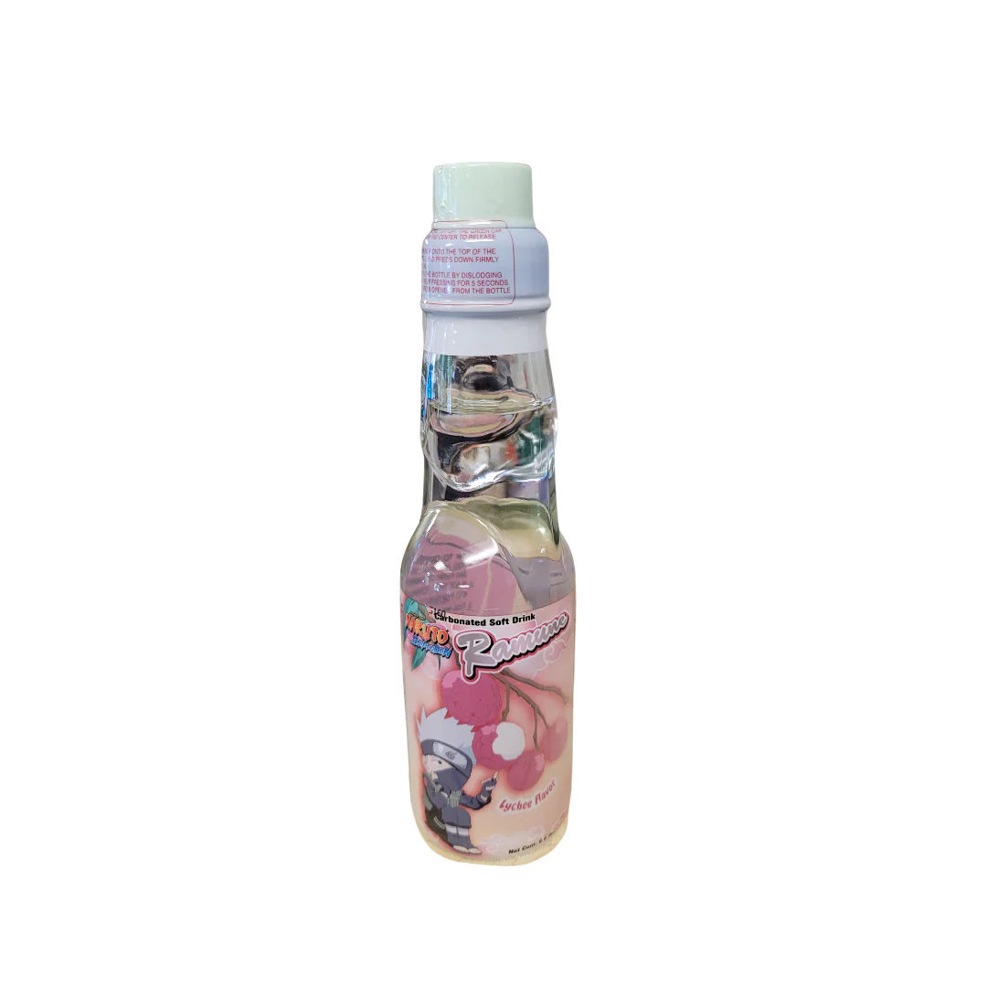 Naruto Ramune Soda Lychee Flavor 200 ml