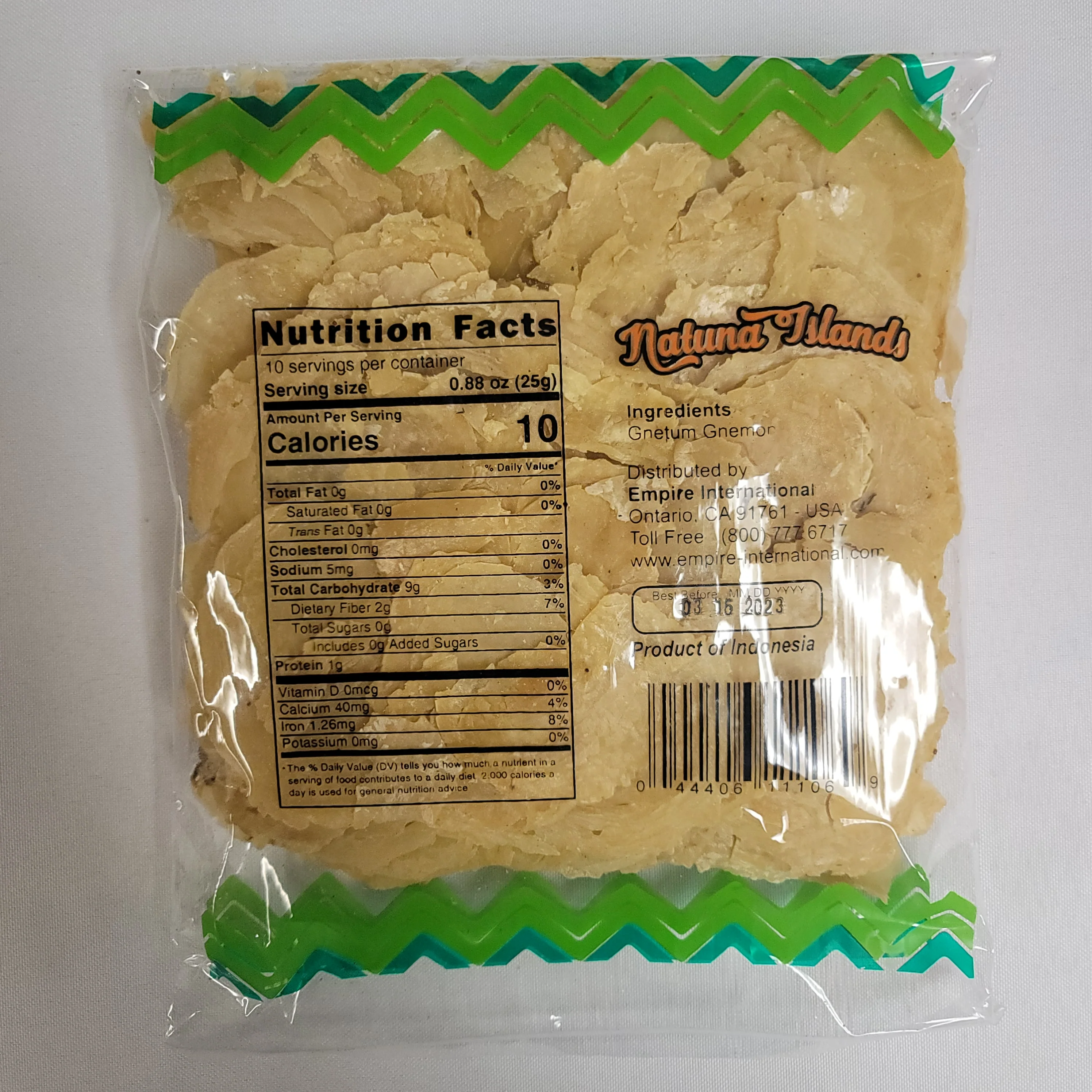 Natuna Islands Padi Oat Emping 8.8 Oz - Image 2