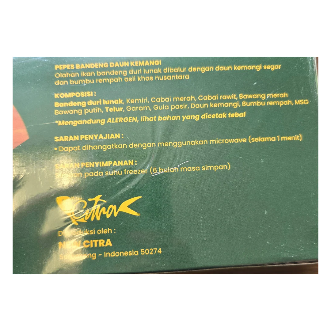 New Citra Pepes Bandeng Daun Kemangi 250 g - Image 2