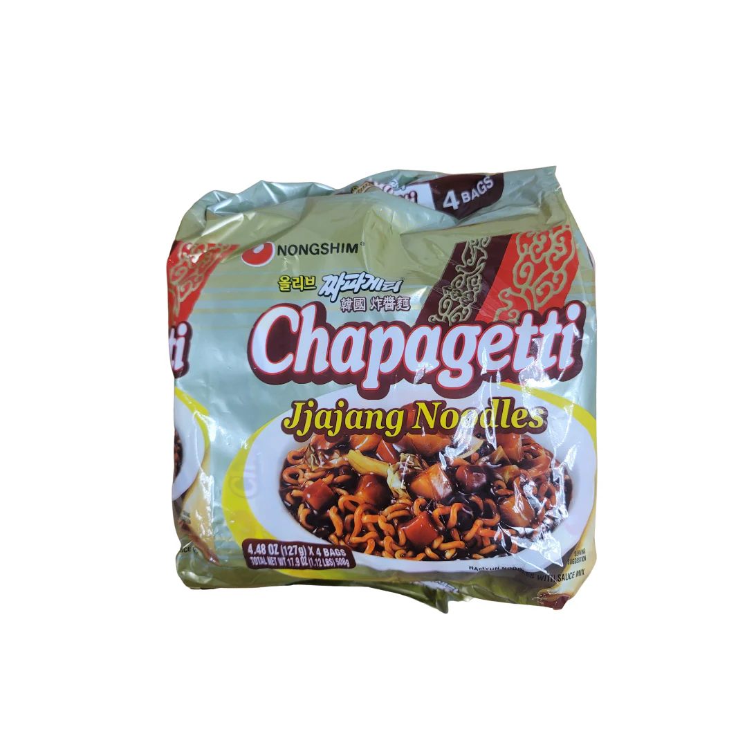 Nongshim Chapagetti Jjajang Noodles (4x4.48 oz)