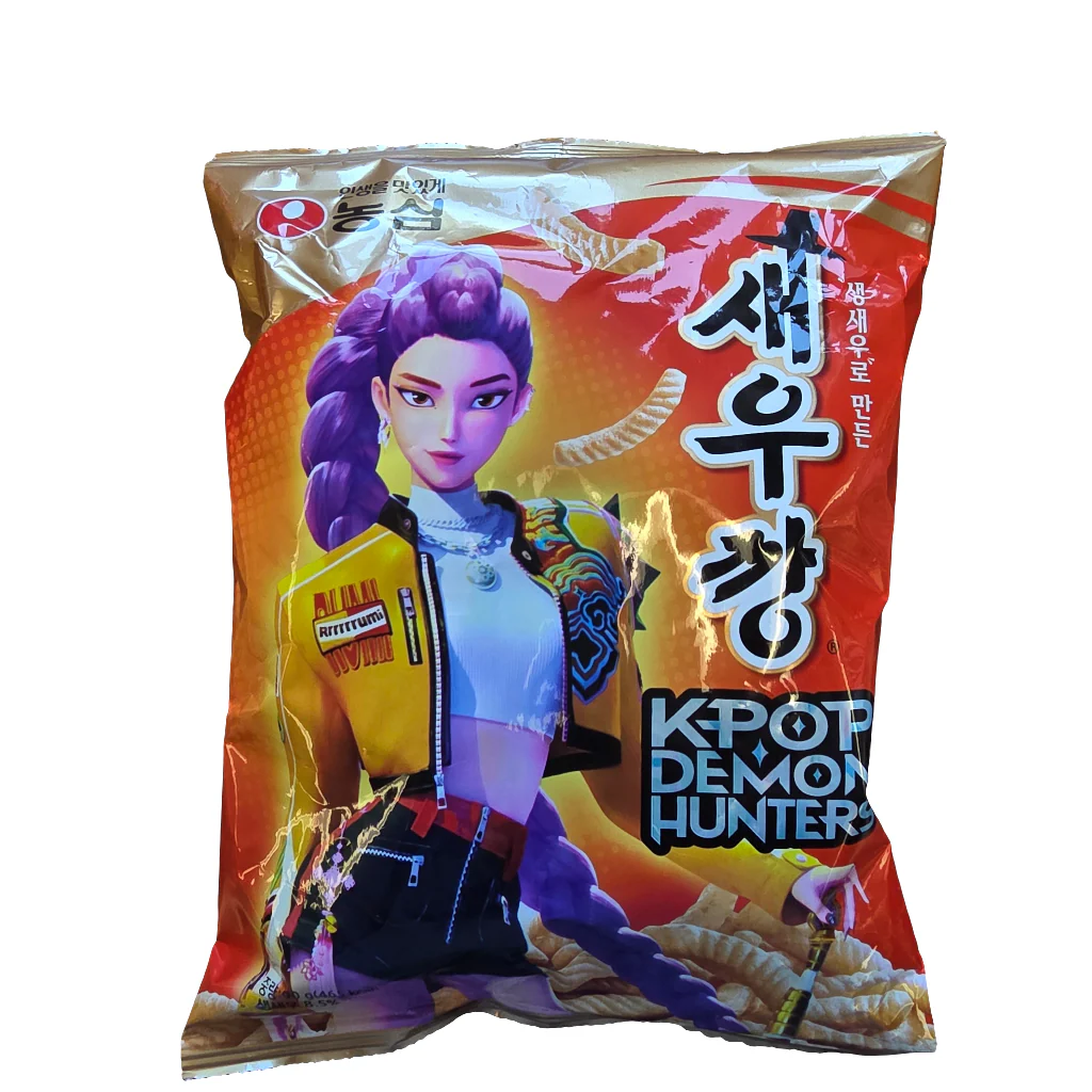 Nongshim Kpop Demon Hunters Shrimp Crackers 3.17 Oz (Random Packaging) - Image 3