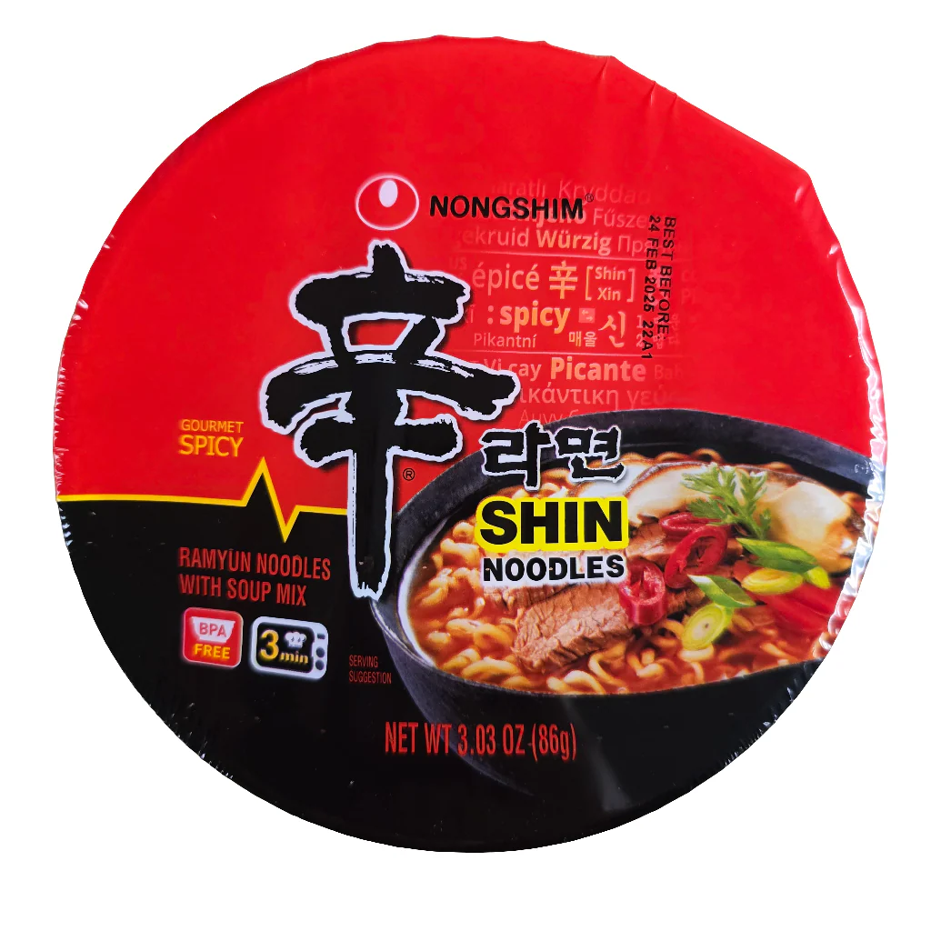 Nongshim Shin Spicy Noodle Bowl Bowl Gourmet 86 g - Image 2
