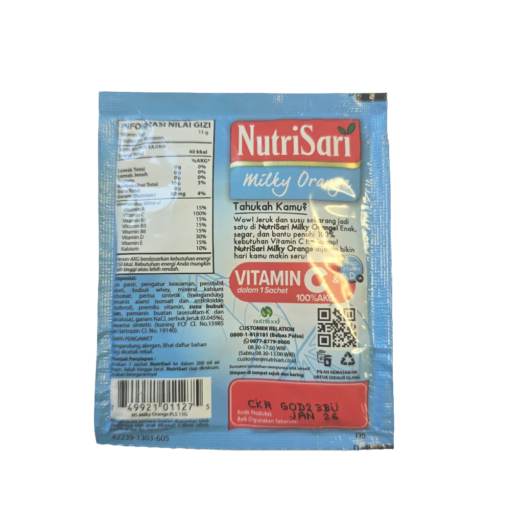 Nutrisari Milky Orange 11 g - Image 2