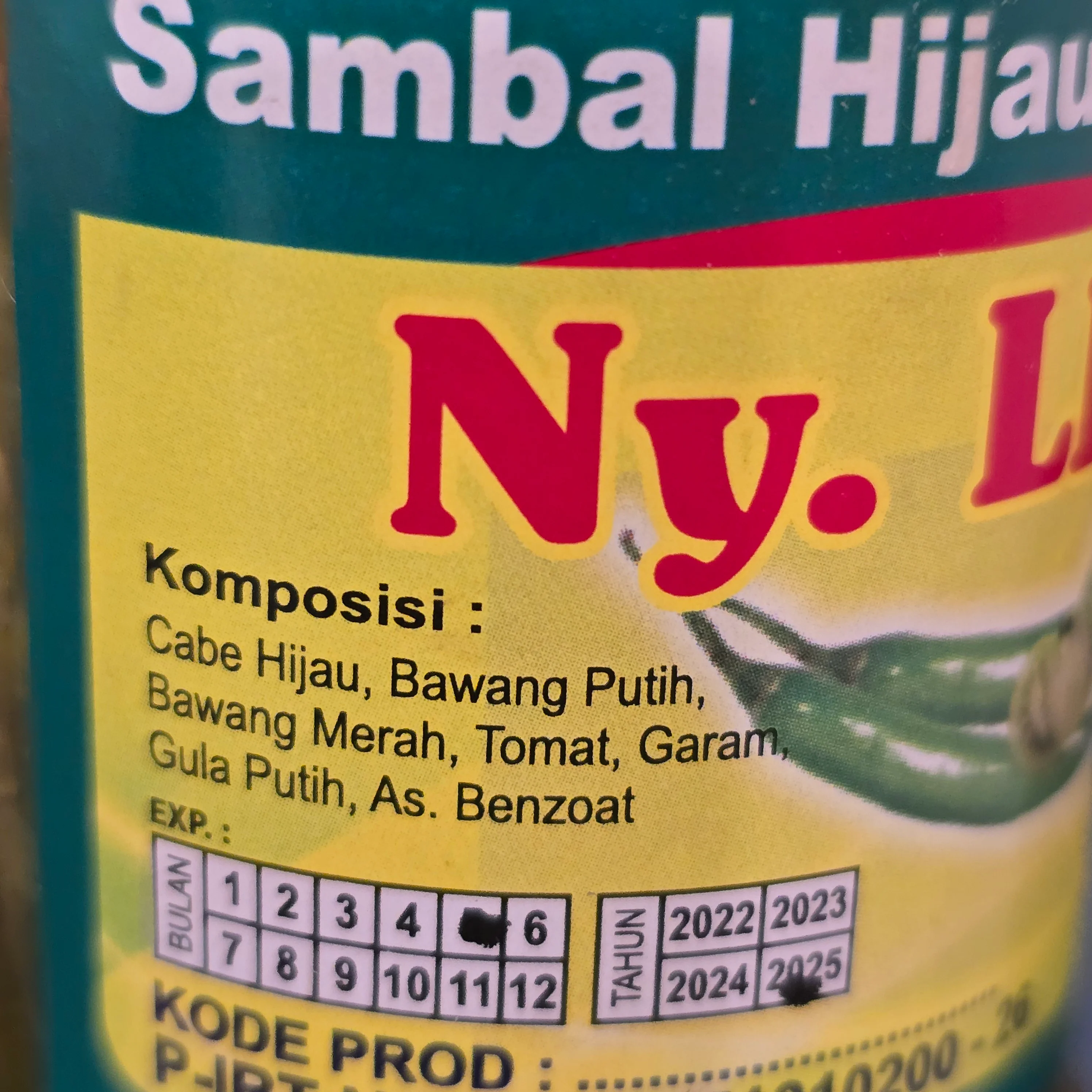 Ny Lily Sambal Hijau 150 g - Image 2