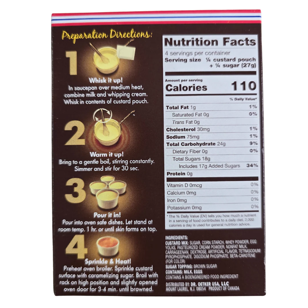 Oetker Classic Creme Brulee 3.7 oz - Image 2