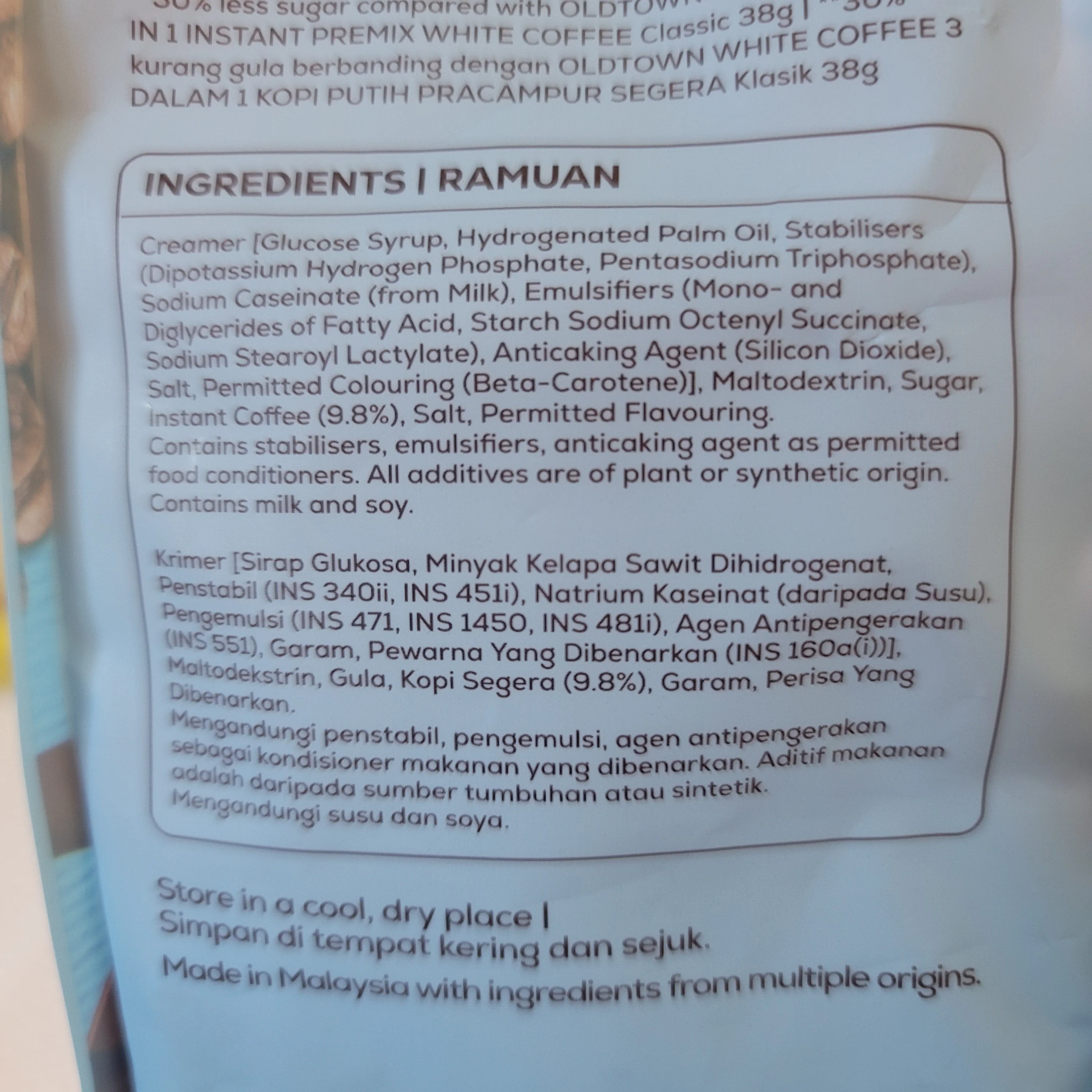Old Town White Coffee 30% Less Sugar 15 x 35 g - Image 2