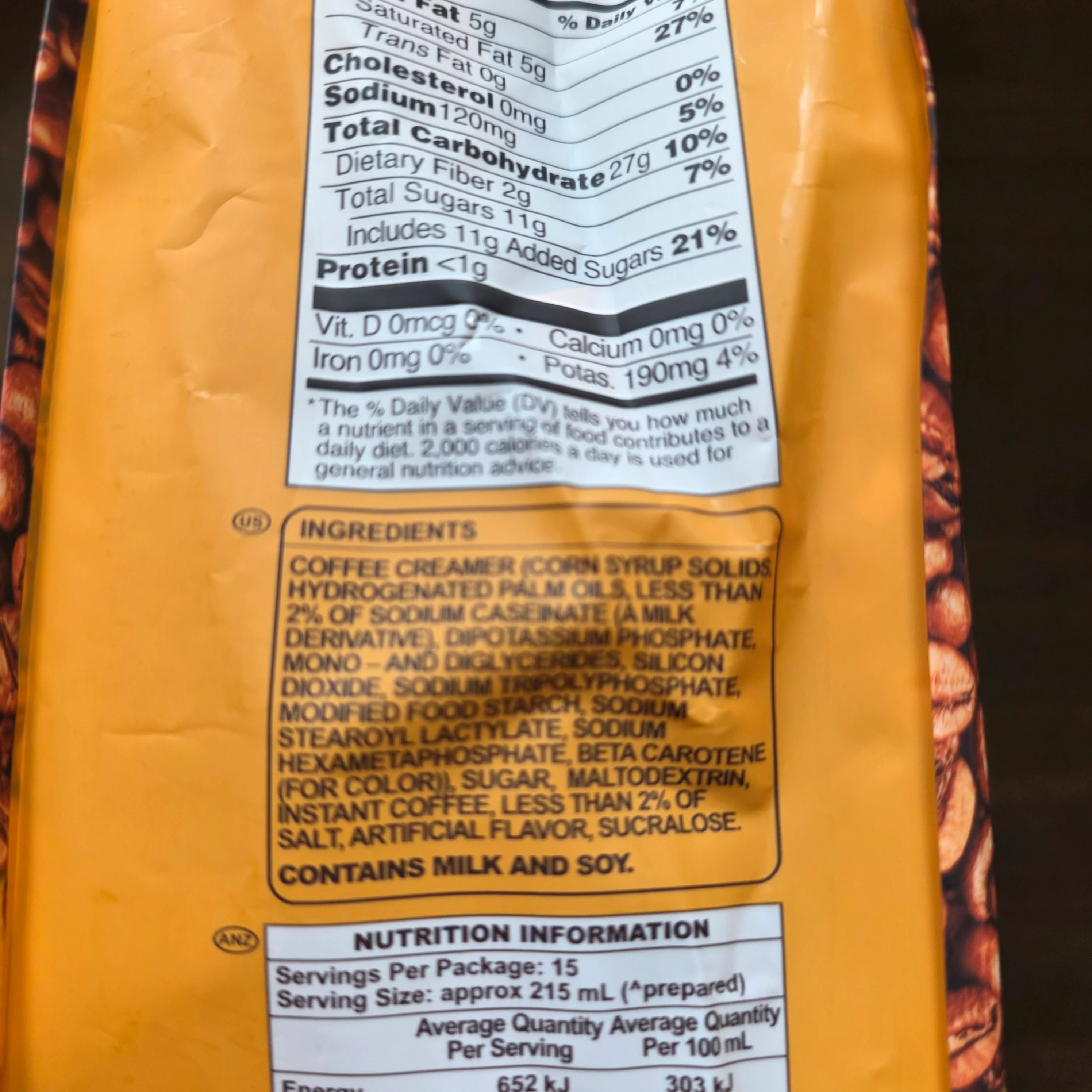 Old Town White Coffee Salted Caramel 15 x 35 g - Image 3