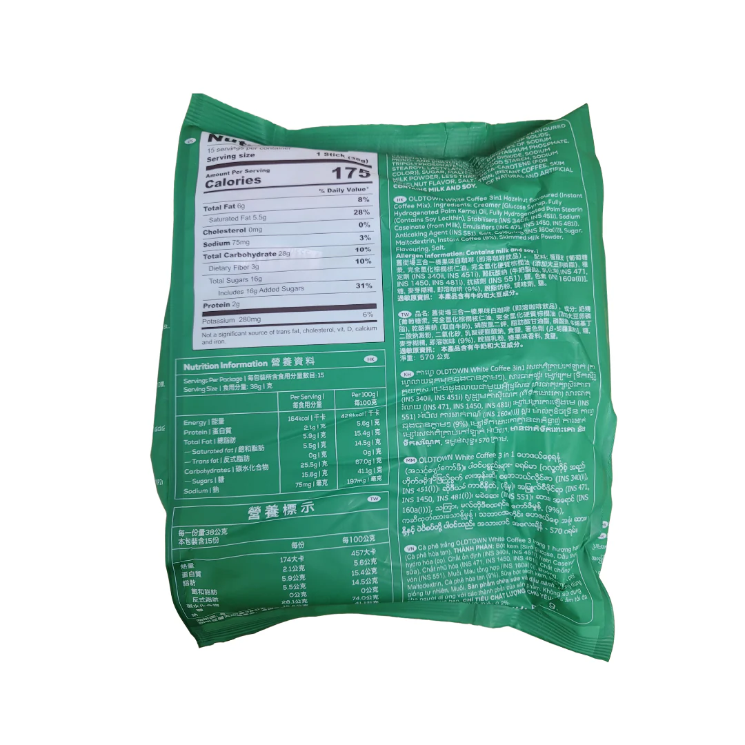 Old Town White Coffee Hazelnuts 15 x 38 g - Image 2