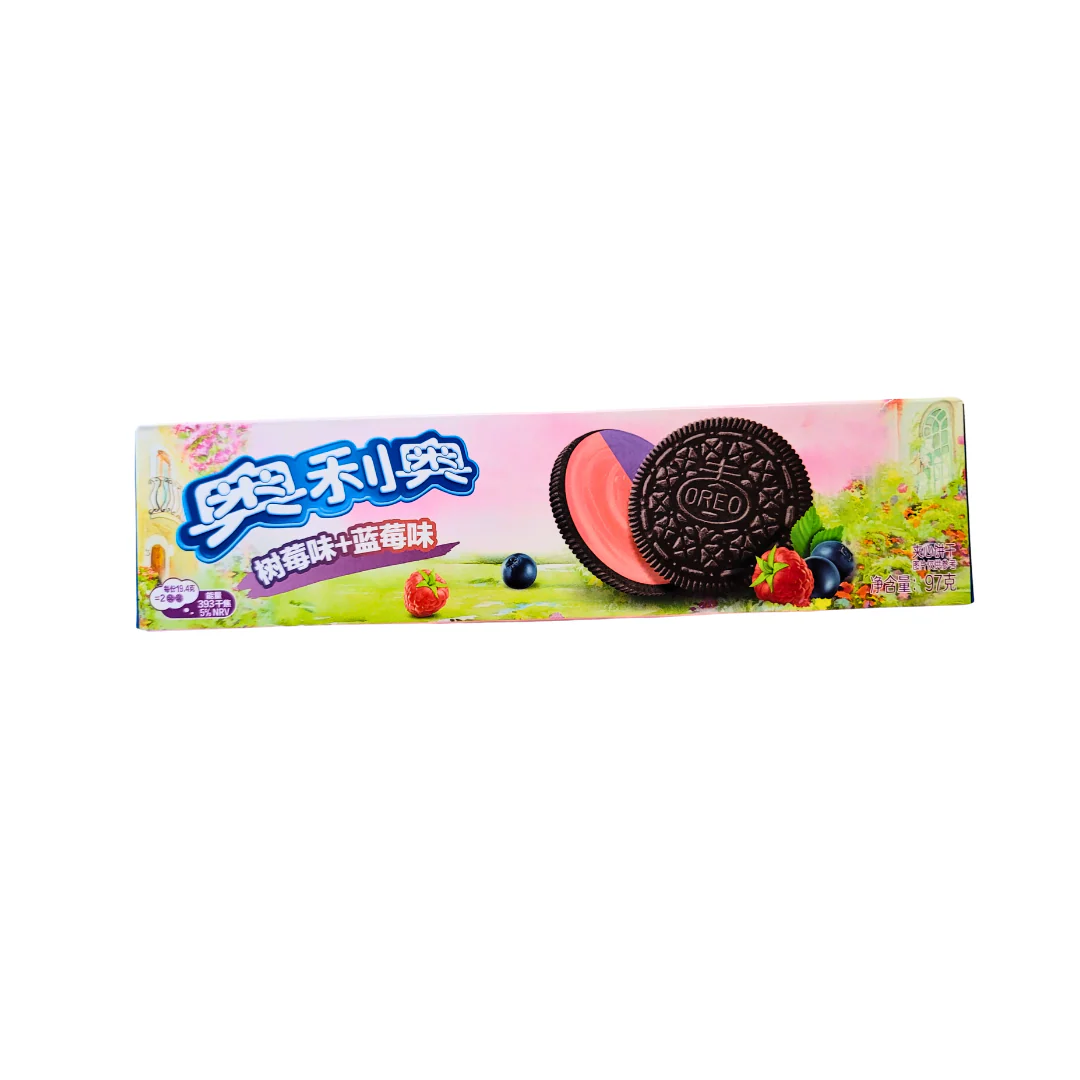 Oreo Blueberry Raspberry Cream Sandwich Cookies 97 g