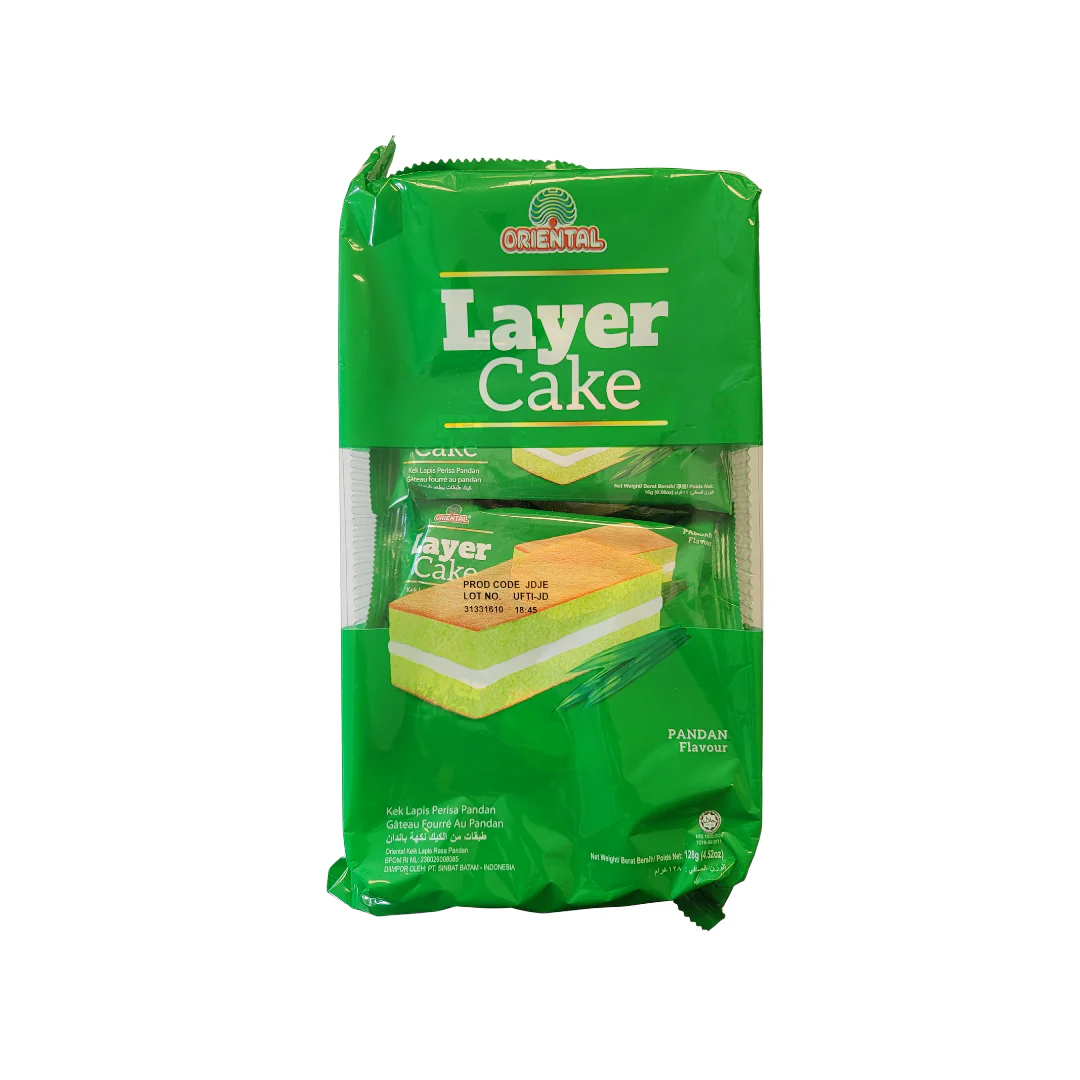 #Oriental Layer Cake Pandan 8 x 18 g