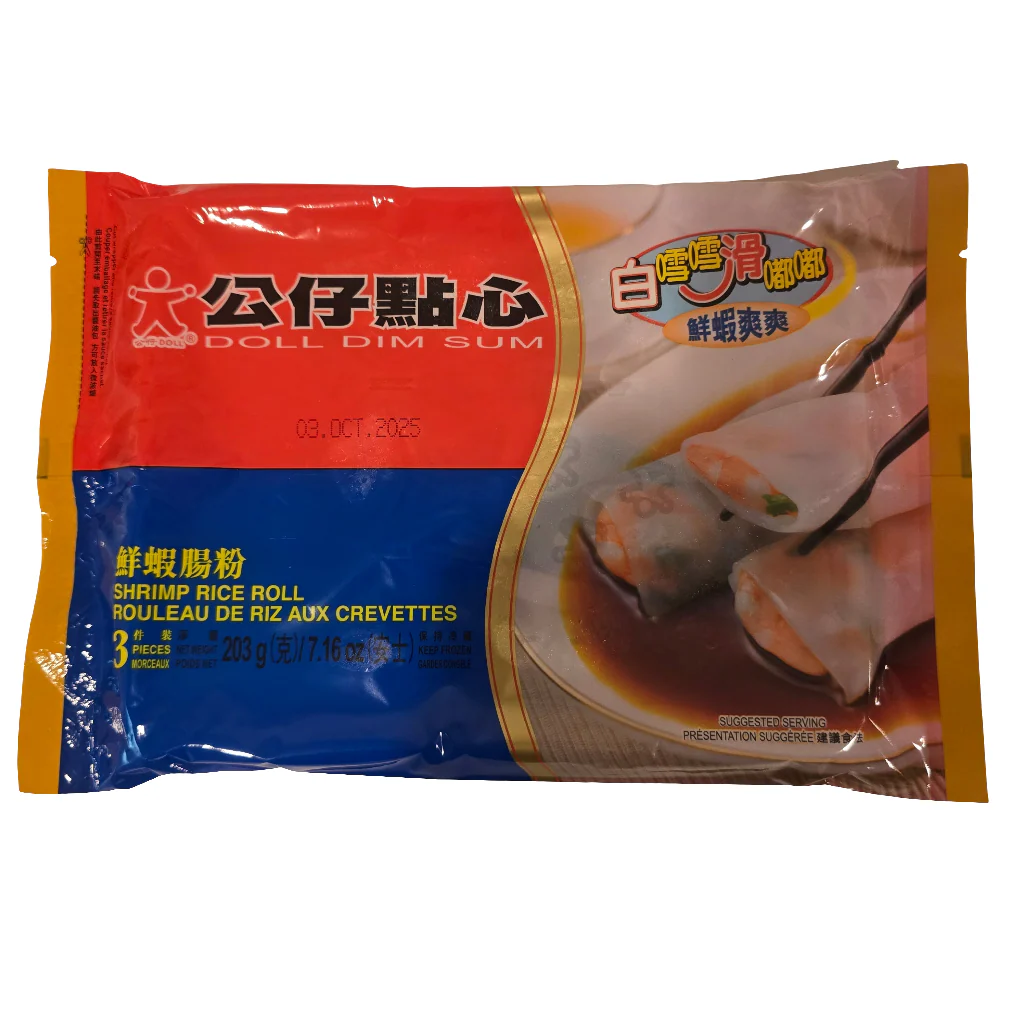 Doll Dim Sum Shrimp Cheong Fun 7.16 Oz (STORE PICKUP ONLY)  / Frozen