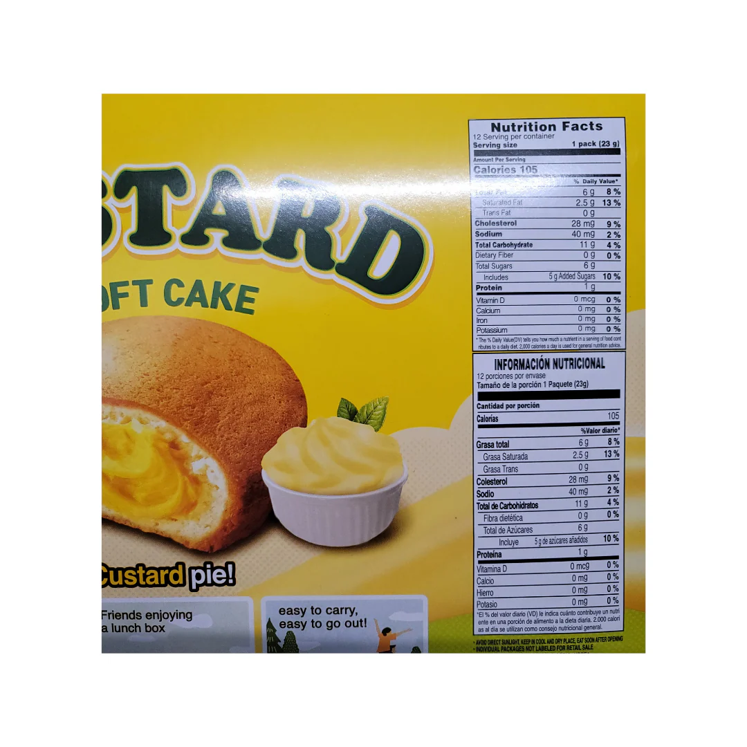 Orion Custard Cake 276 g - Image 2