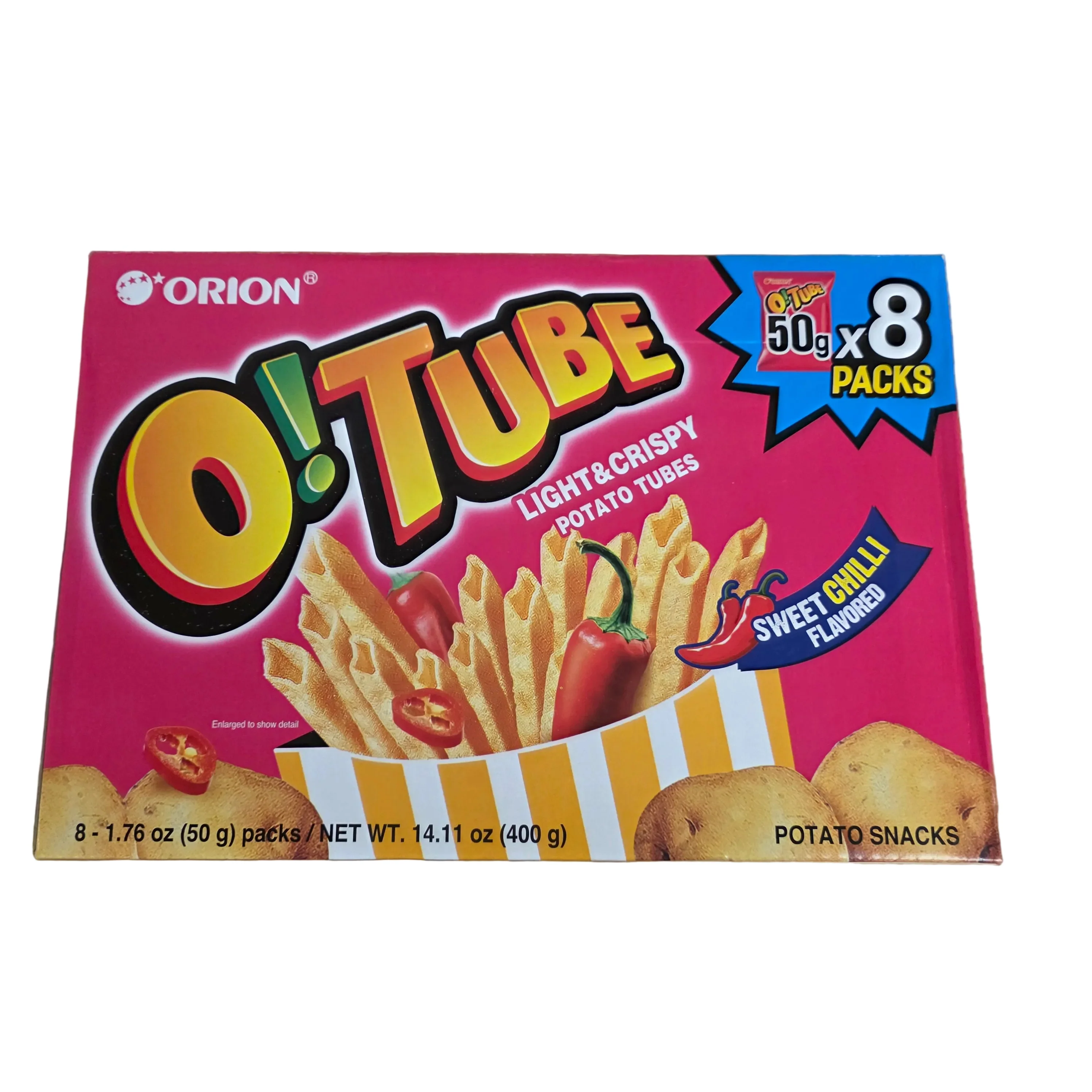 Orion O'tube Sweet Chilli Flavored 8 Packs x50g (400g)