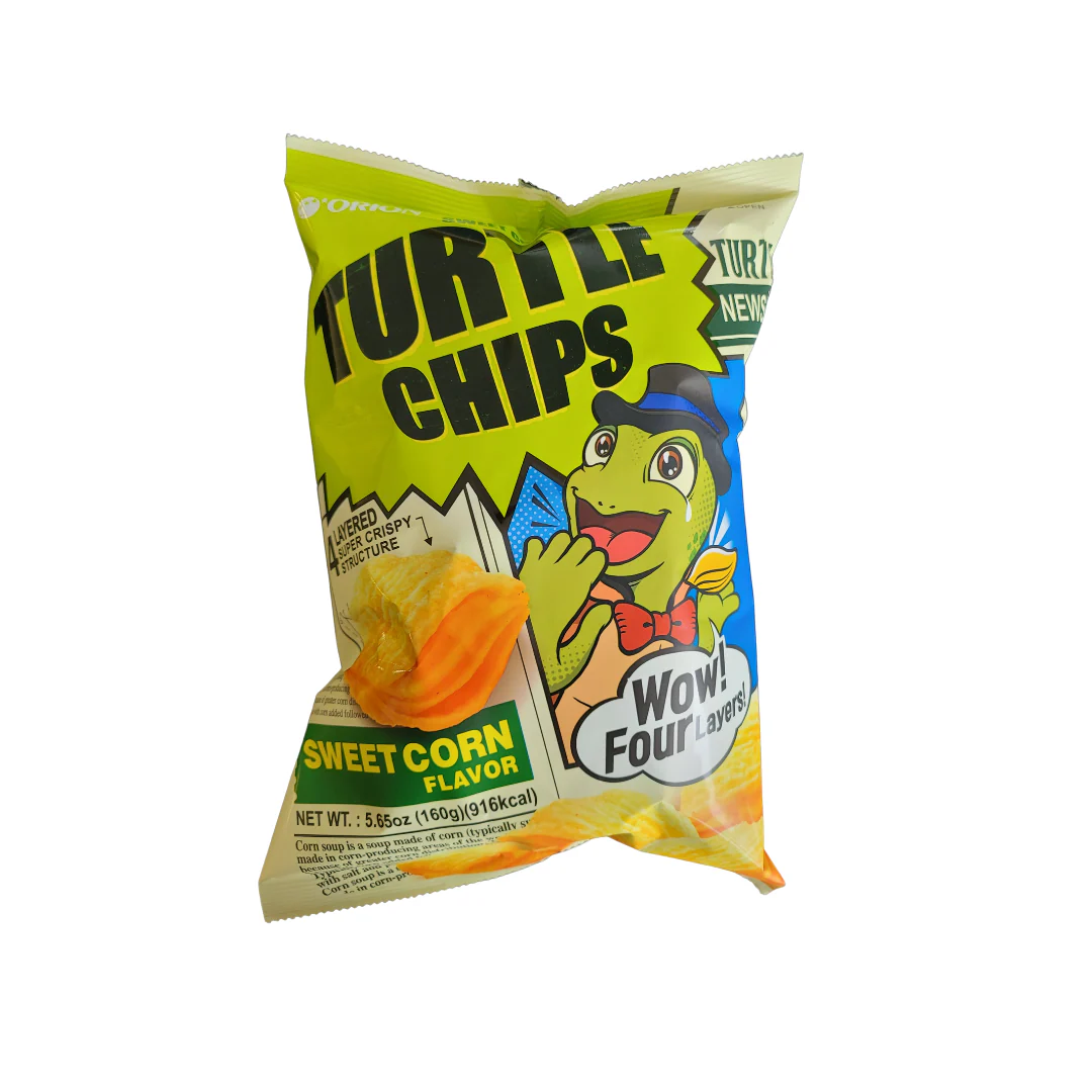 Orion Turtle Chip Sweet Corn 160 g