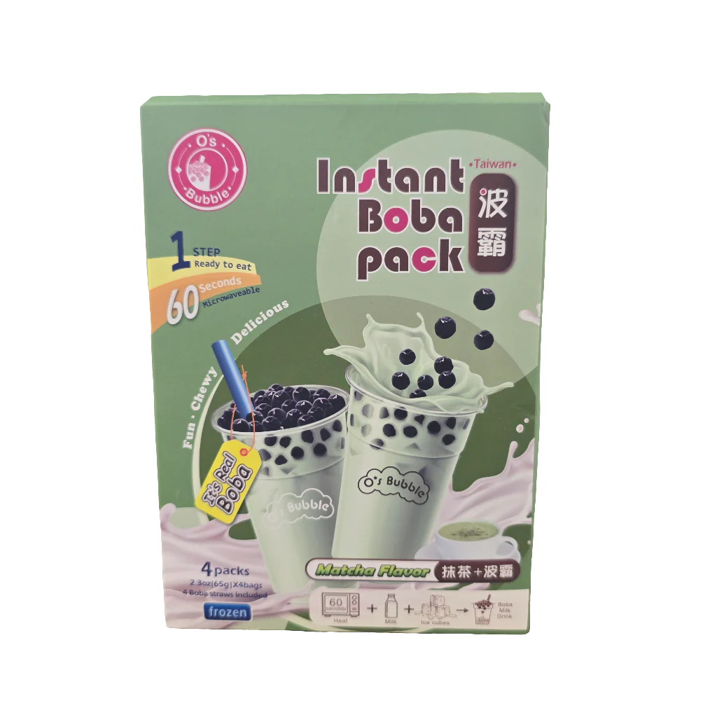 O'S Bubble Matcha Boba Kit 4P 9.2 Oz
