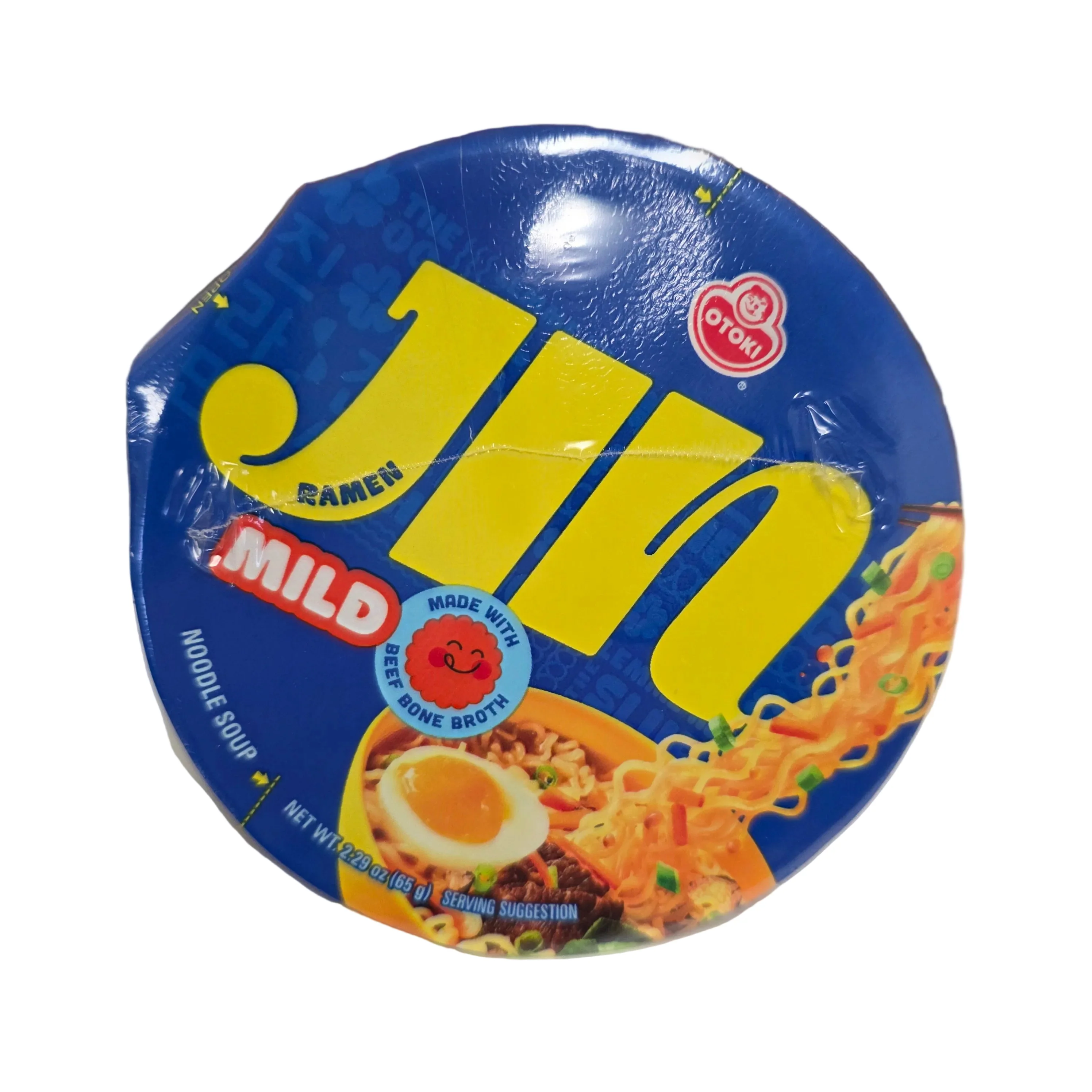 Ottogi Jin Ramen Cup Mild 2.29 Oz (65 g) - Image 2