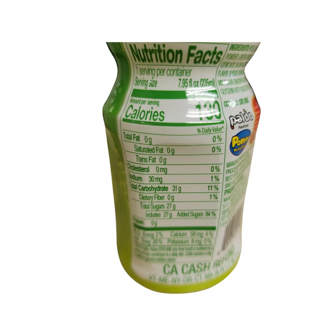 Paldo Pororo Green Grape Flavor Drink 7.95 (235 ml) - Image 3