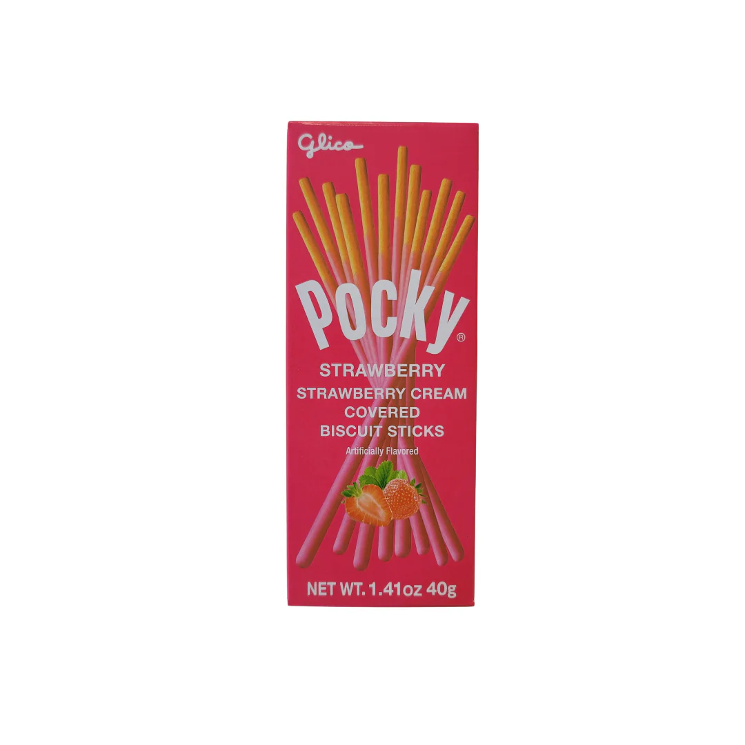 Glico Pocky Strawberry Cream Sticks 1.41 Oz
