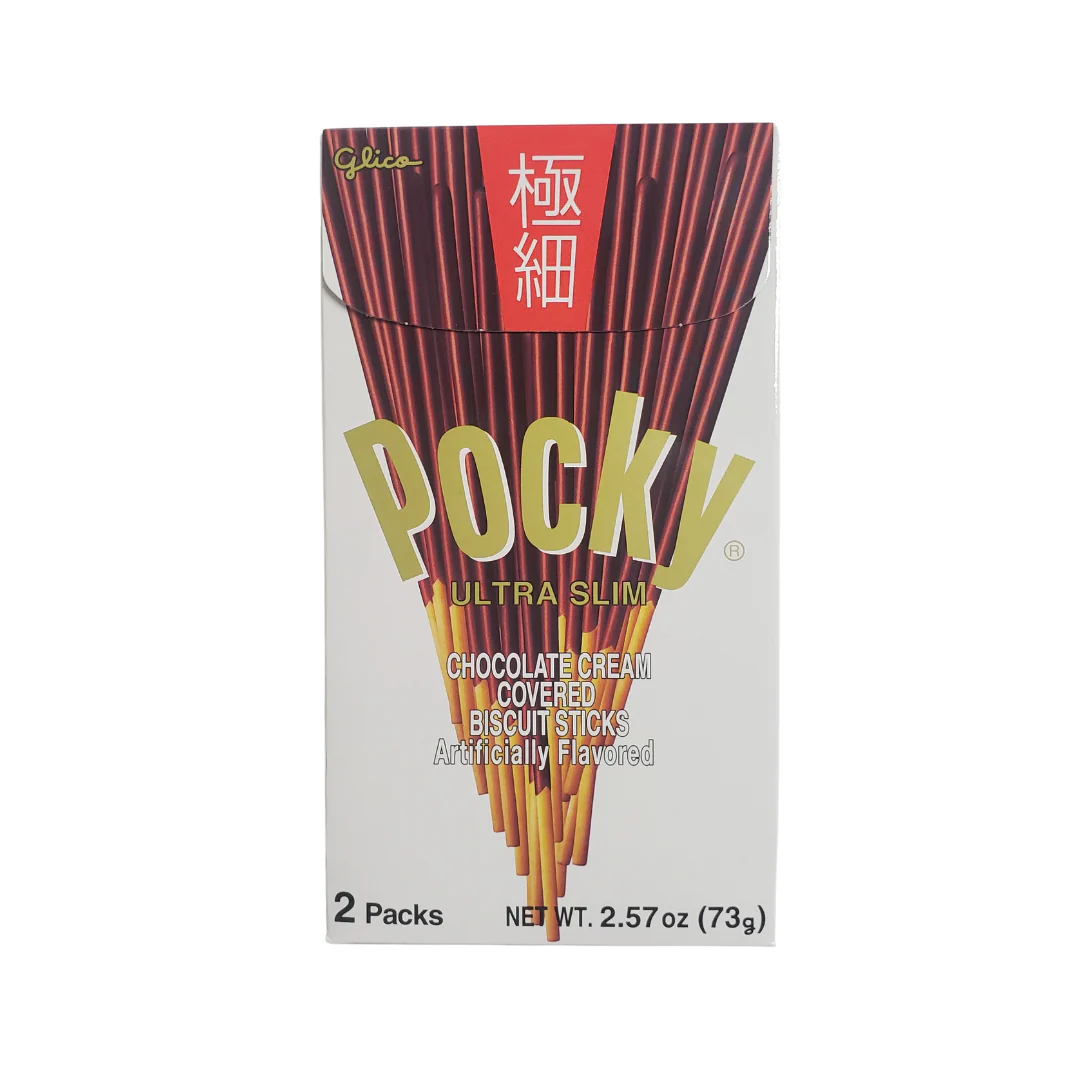 Pocky Ultra Slim Chocolate Cream 2.57 Oz (73 g)
