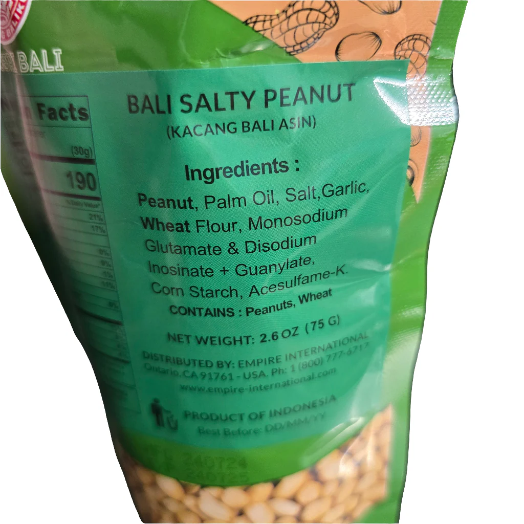 # Poetri Bali Salty Peanut 75 g - Image 2