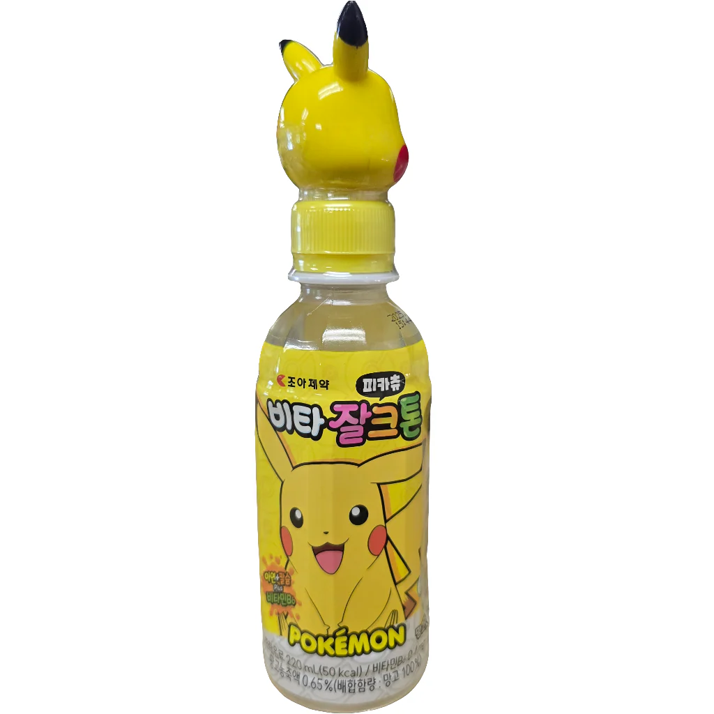 Pokemon Pikachu Beverage Mango Flavored 7.44 Oz (220 ml)