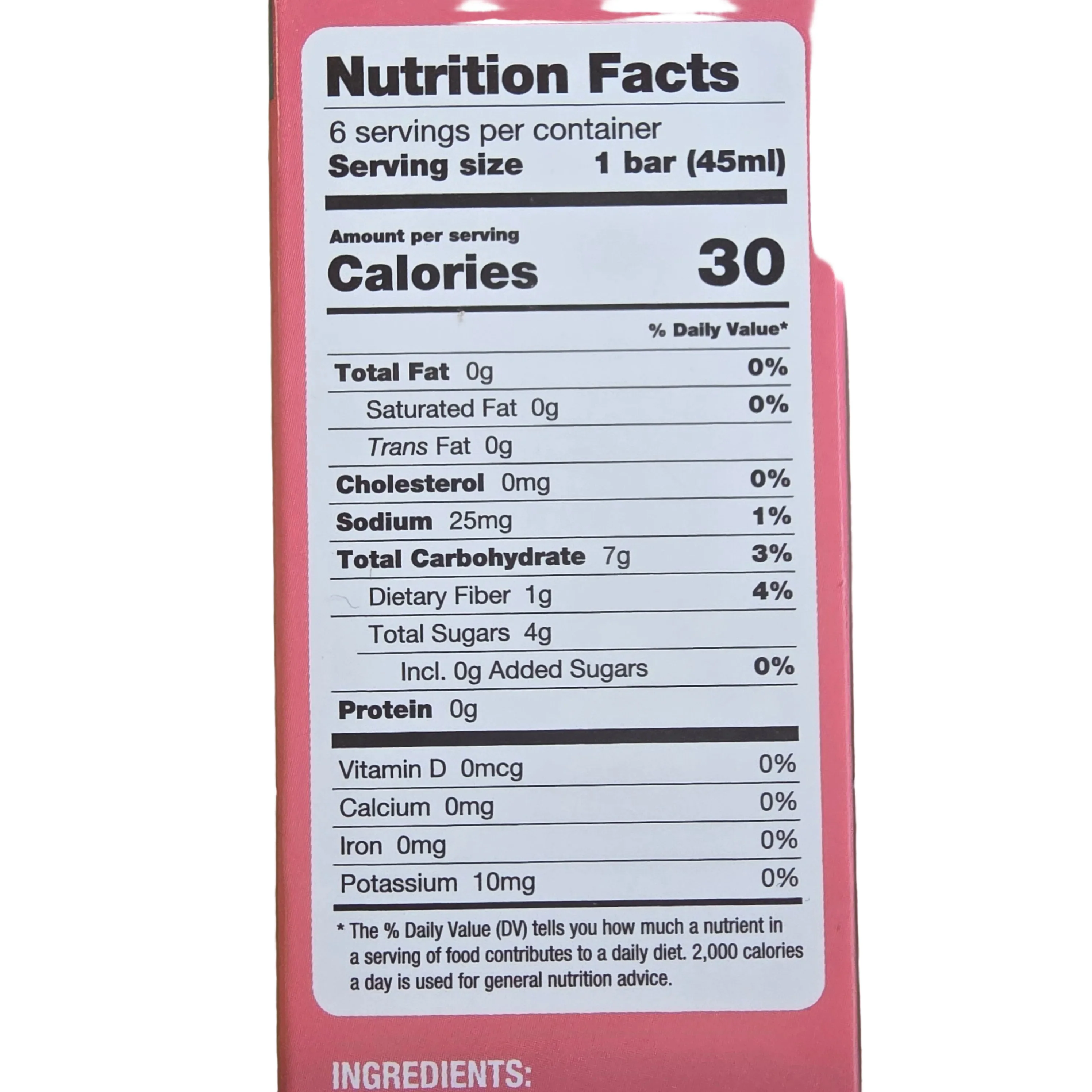 Popsmalaya Ice Bars Lychee Peach  6 x 45 ml - Image 2