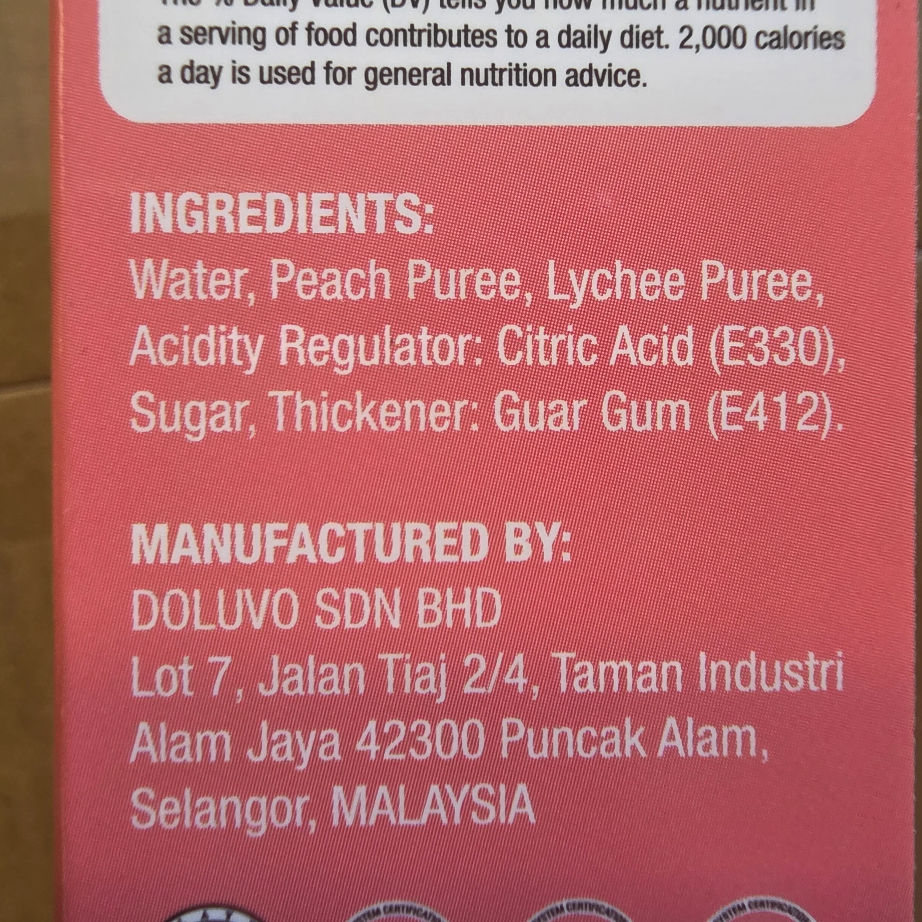 Popsmalaya Ice Bars Lychee Peach  6 x 45 ml - Image 3