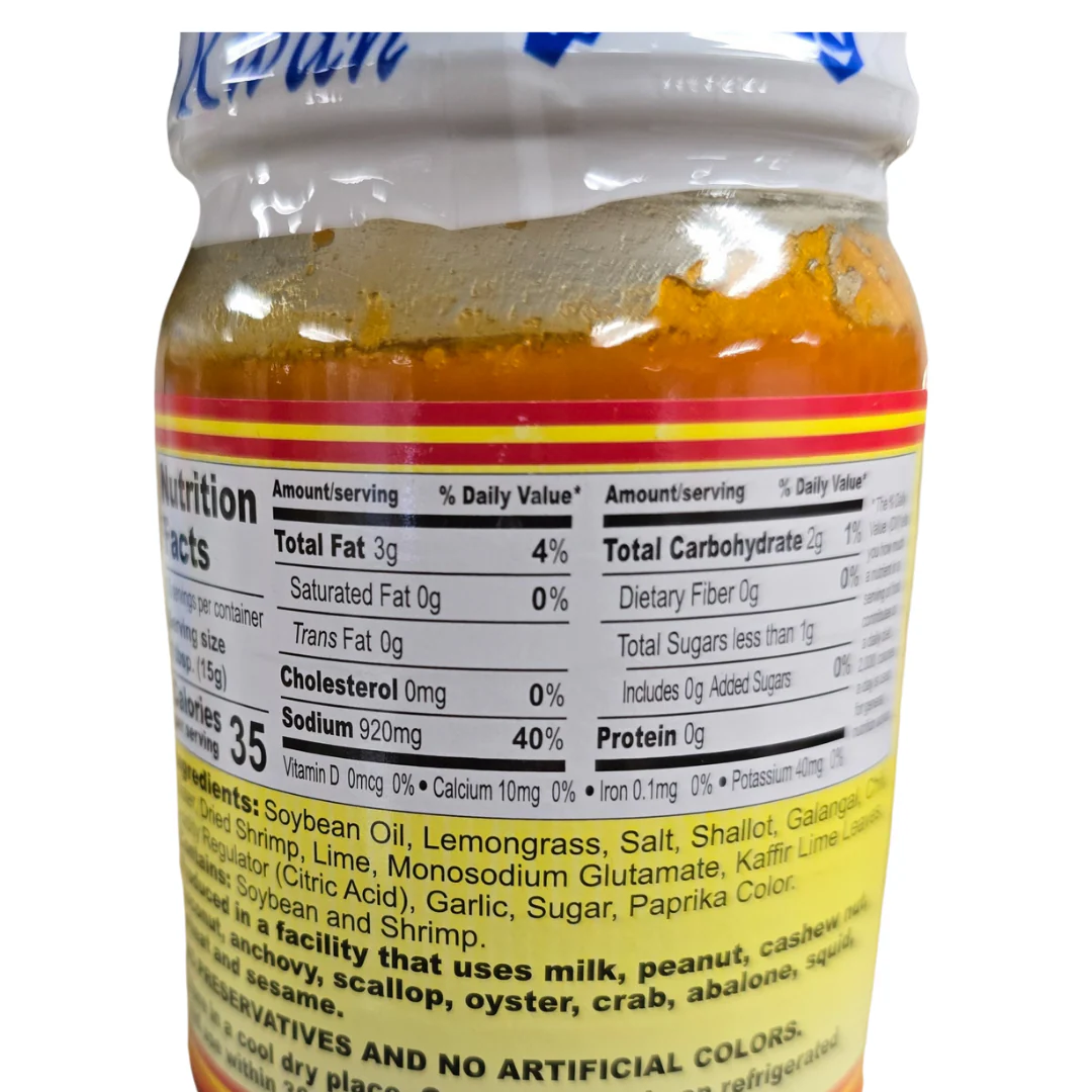 Por Kwan Tom Yum Paste 8 Oz - Image 2