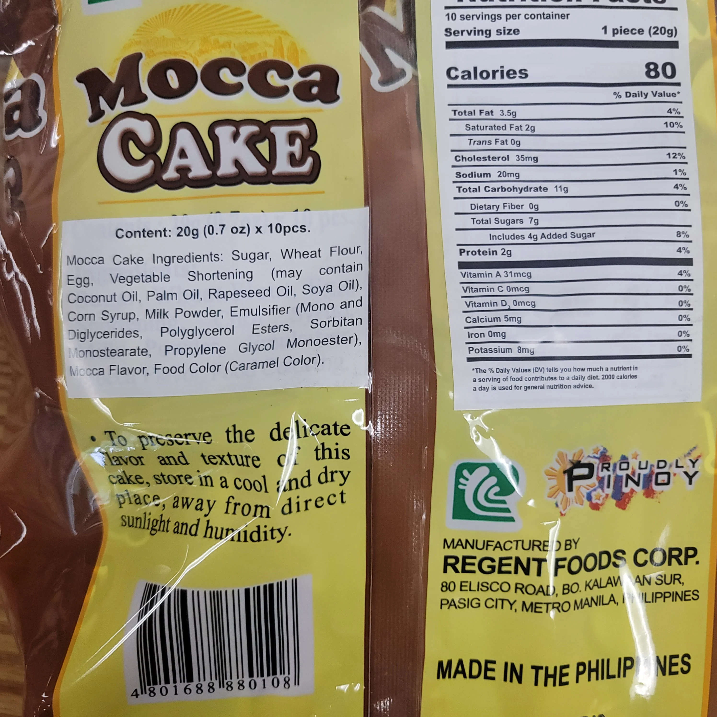 Regent Mocca Cake (10 x 20 g) - Image 2