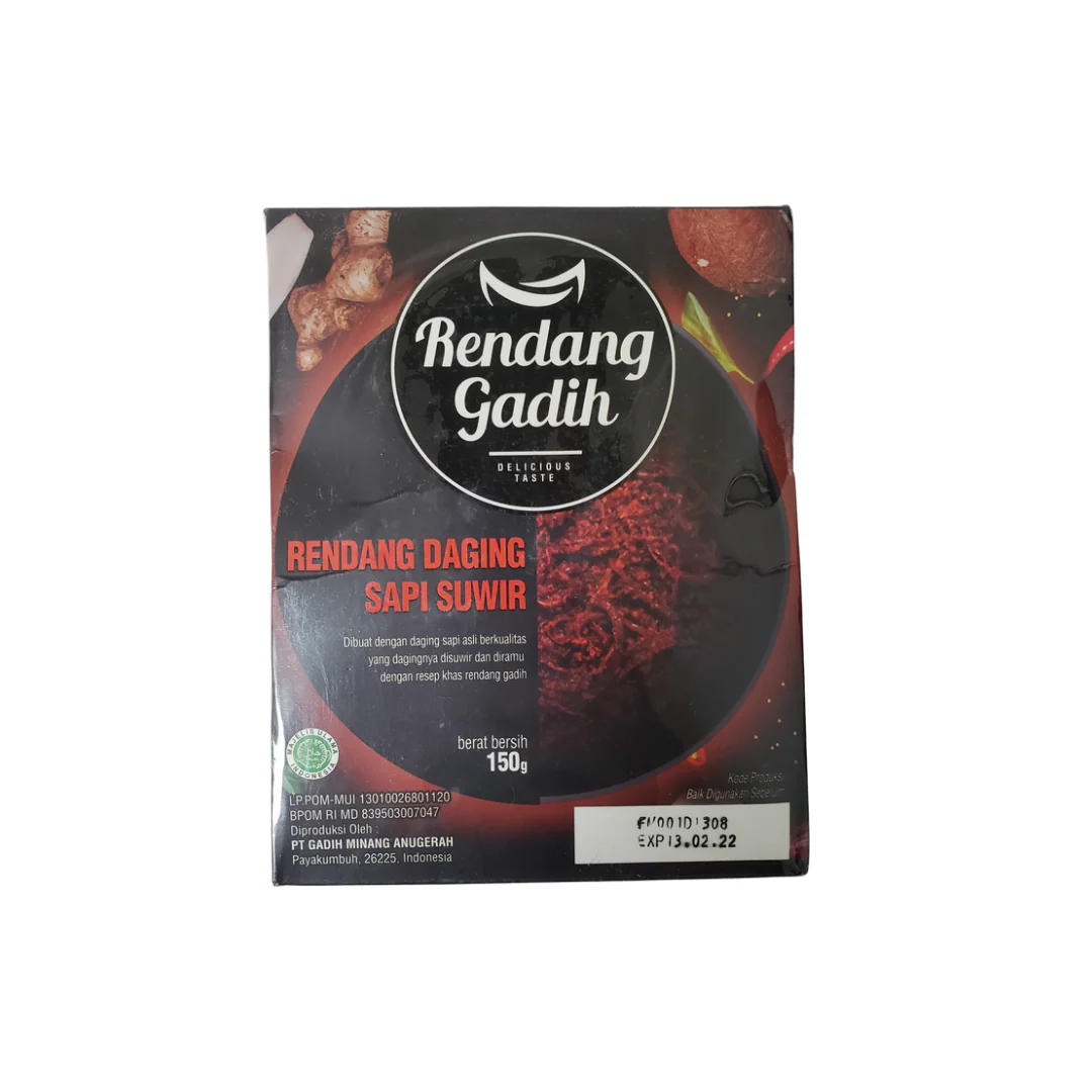 # Rendang Gadih Rendang Daging Sapi Suwir 150 g