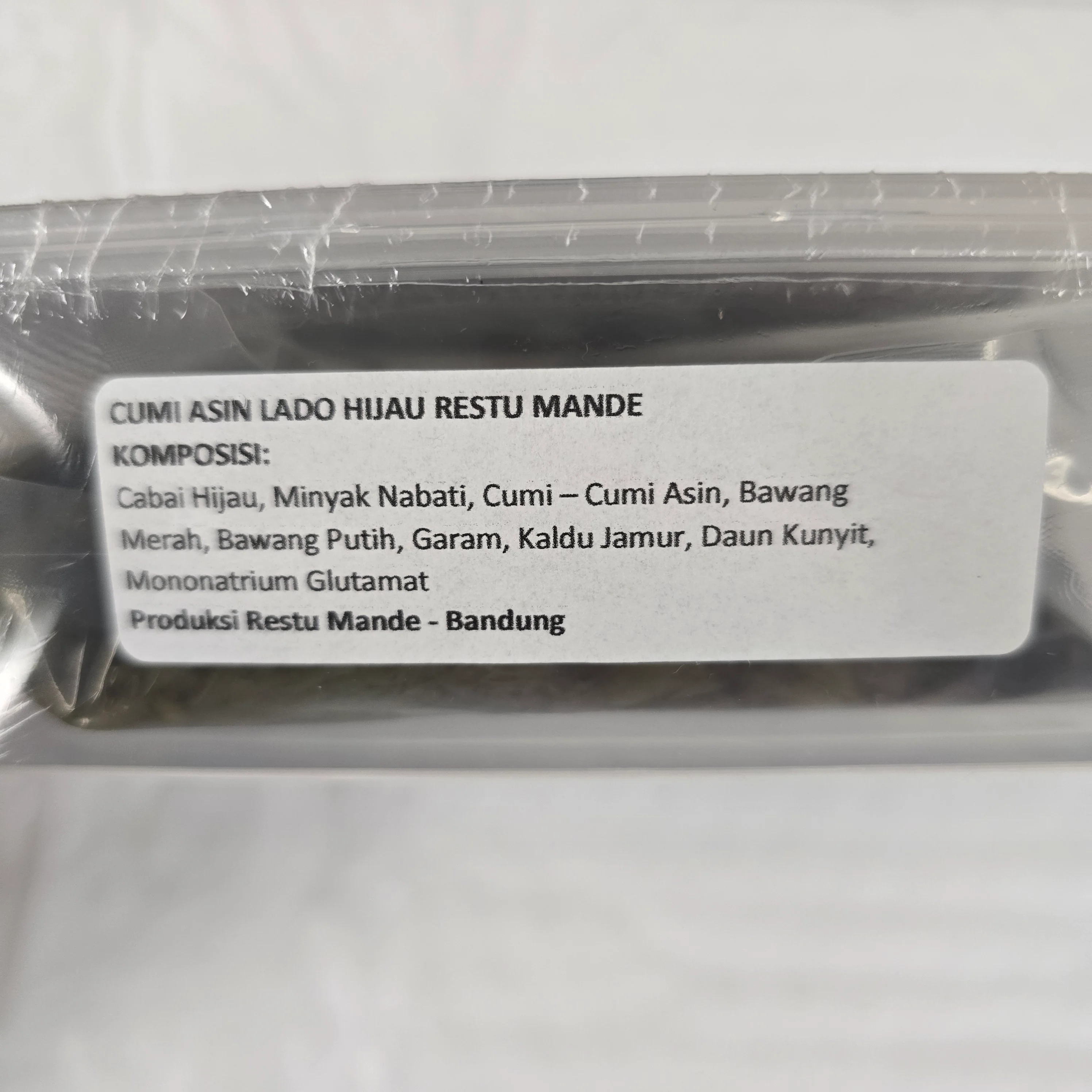 Restu Mande - Cumi Asin Lado Hijau 250 g - Image 2