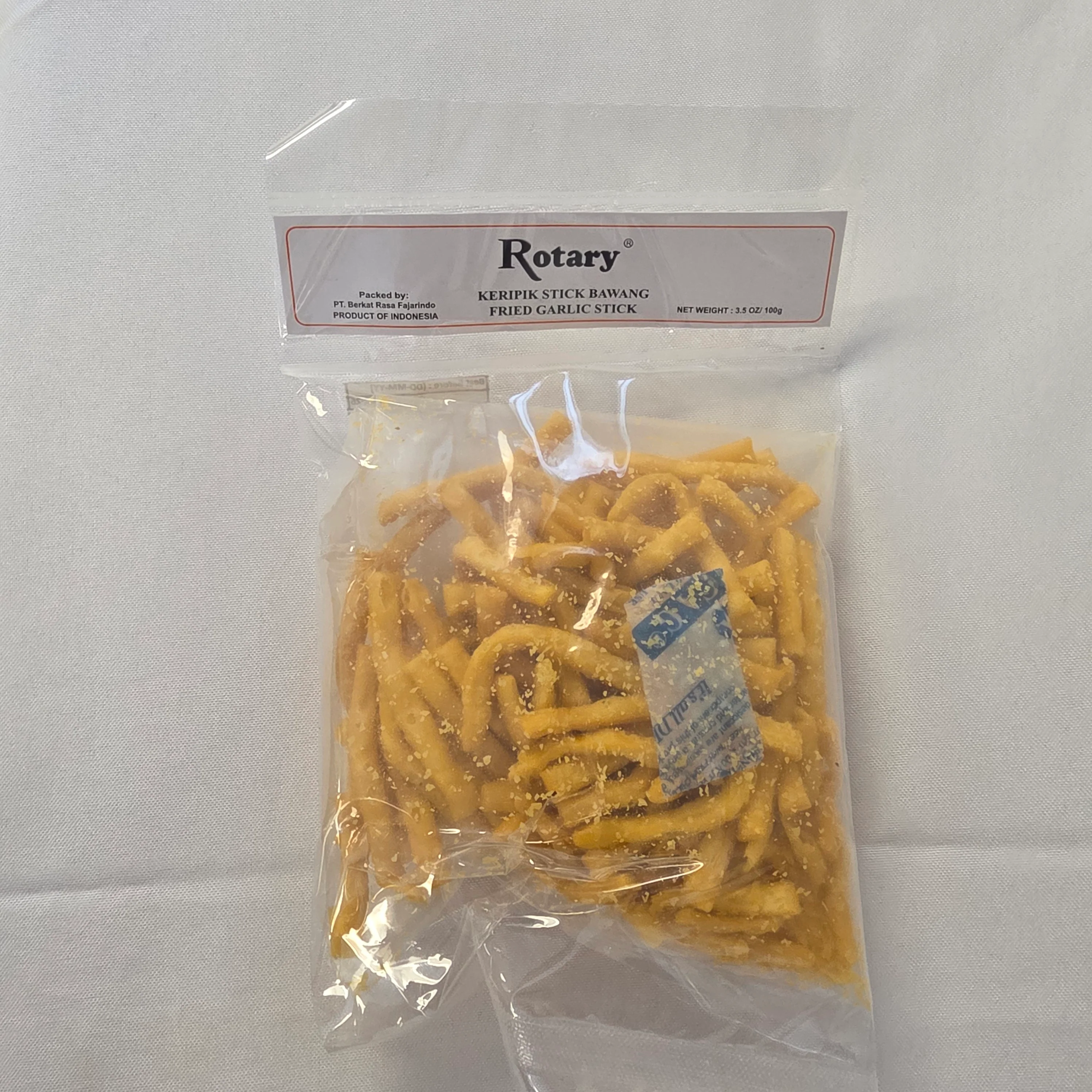 Rotary Garlic Stick Crackers 3.5 oz