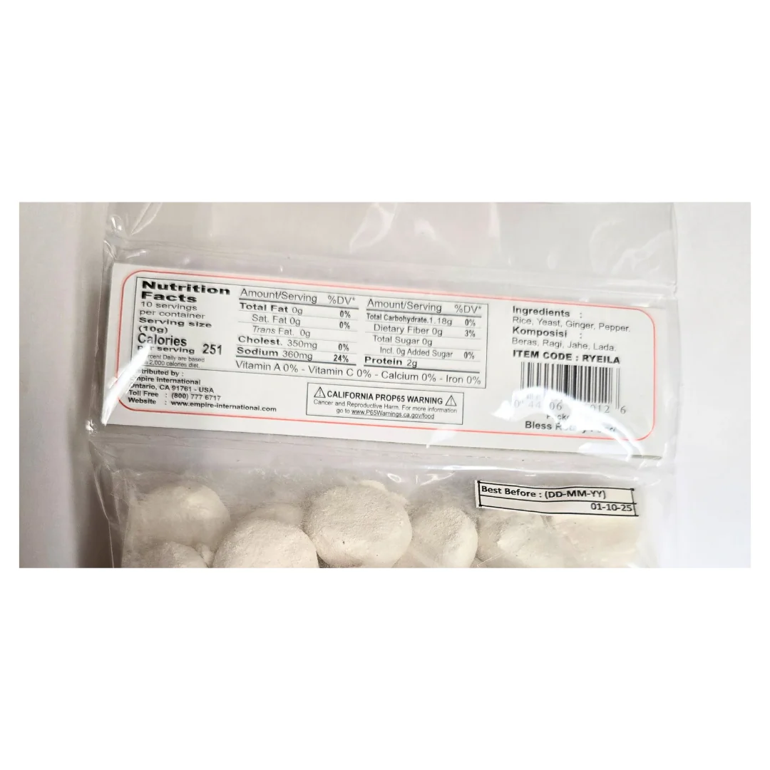 Rotary Rice Yeast 3.5 Oz (Ragi Tape) - Image 2